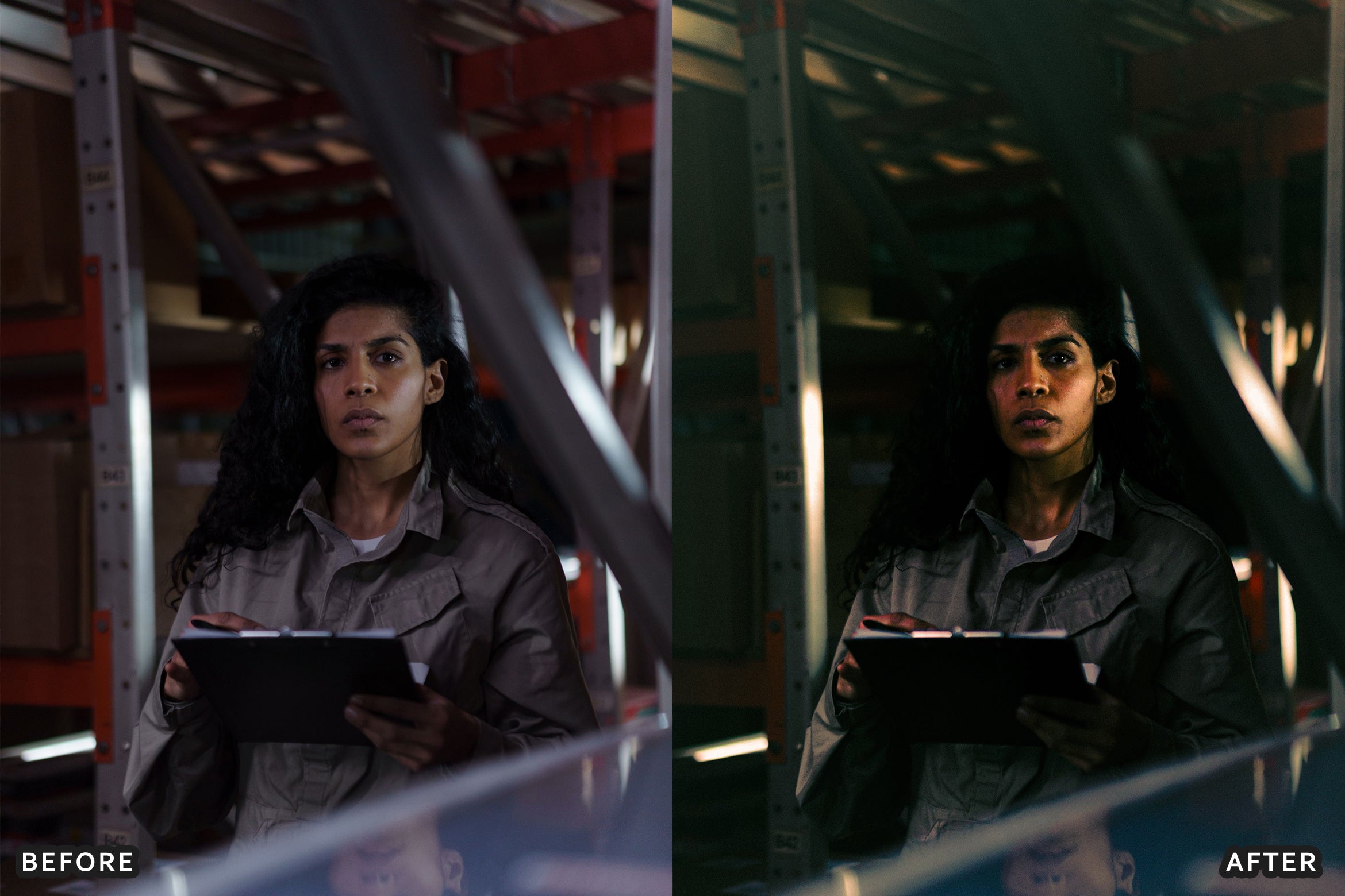 AI-Optimized Industrial Warehouse Grit Lightroom Presets