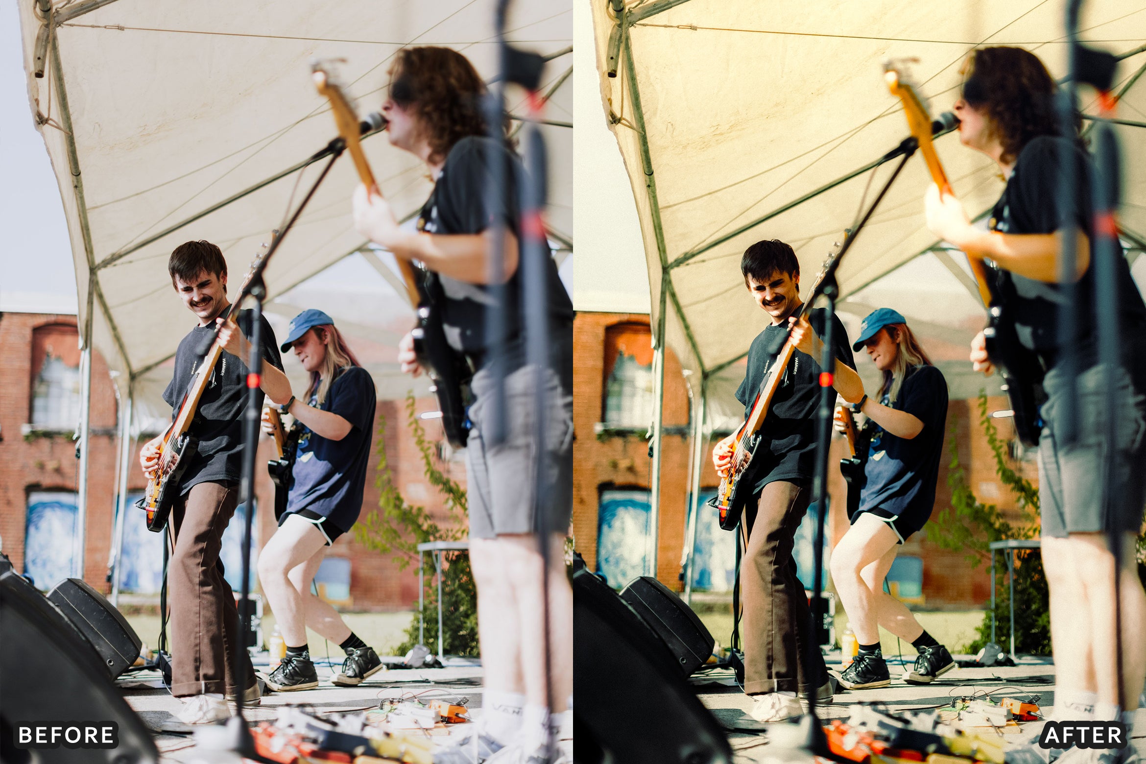AI-Optimized Live Concert Stage Glow Lightroom Presets