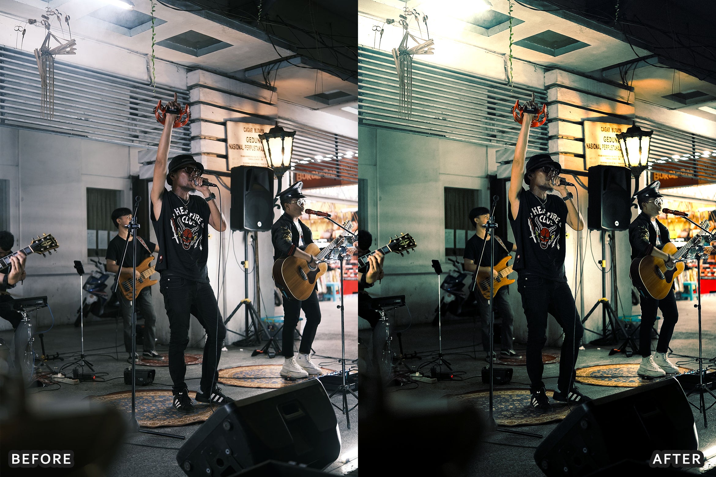 AI-Optimized Live Concert Stage Glow Lightroom Presets