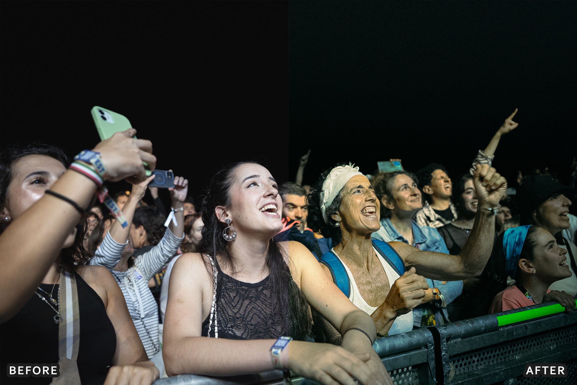 AI-Optimized Live Concert Stage Glow Lightroom Presets