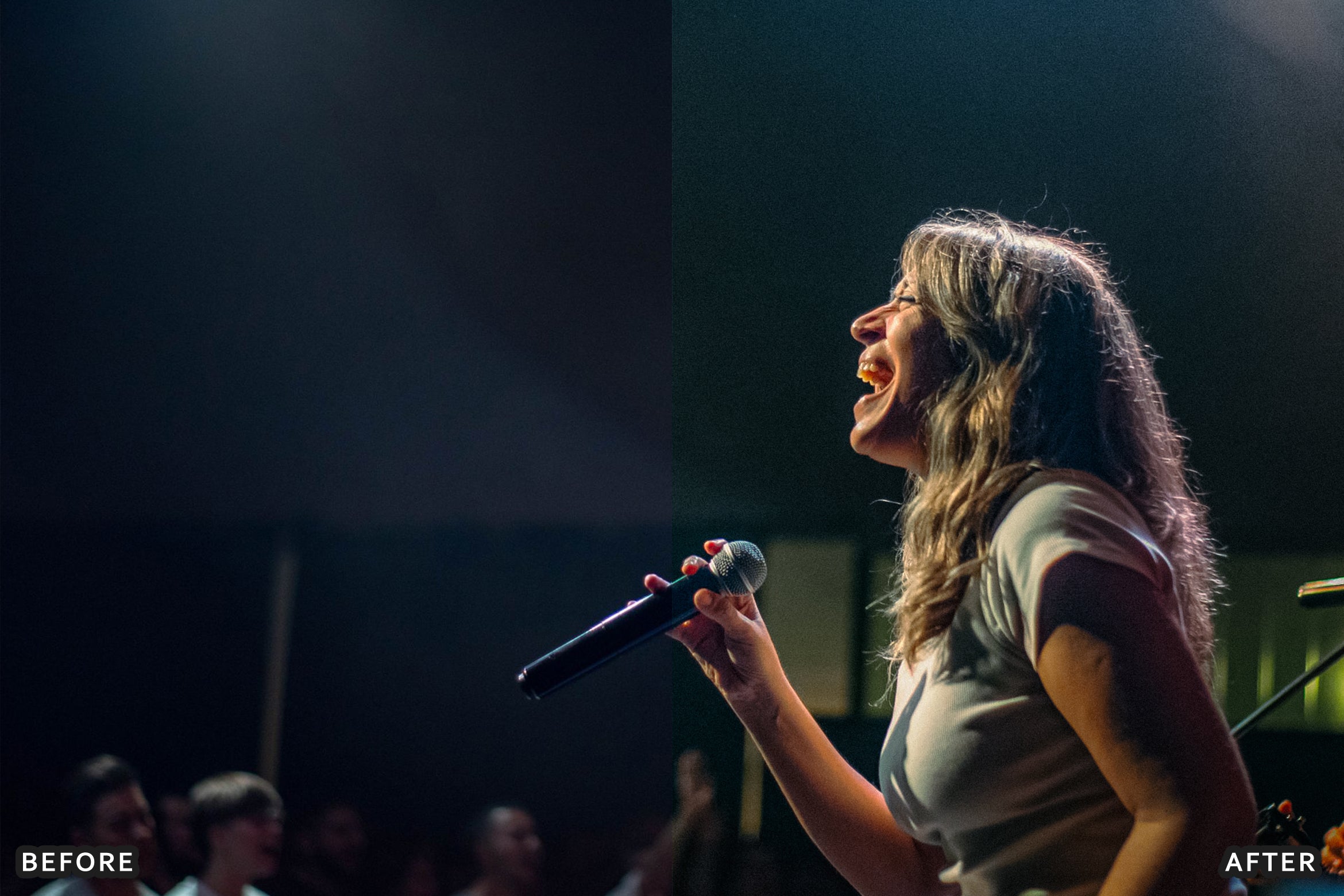AI-Optimized Live Concert Stage Glow Lightroom Presets