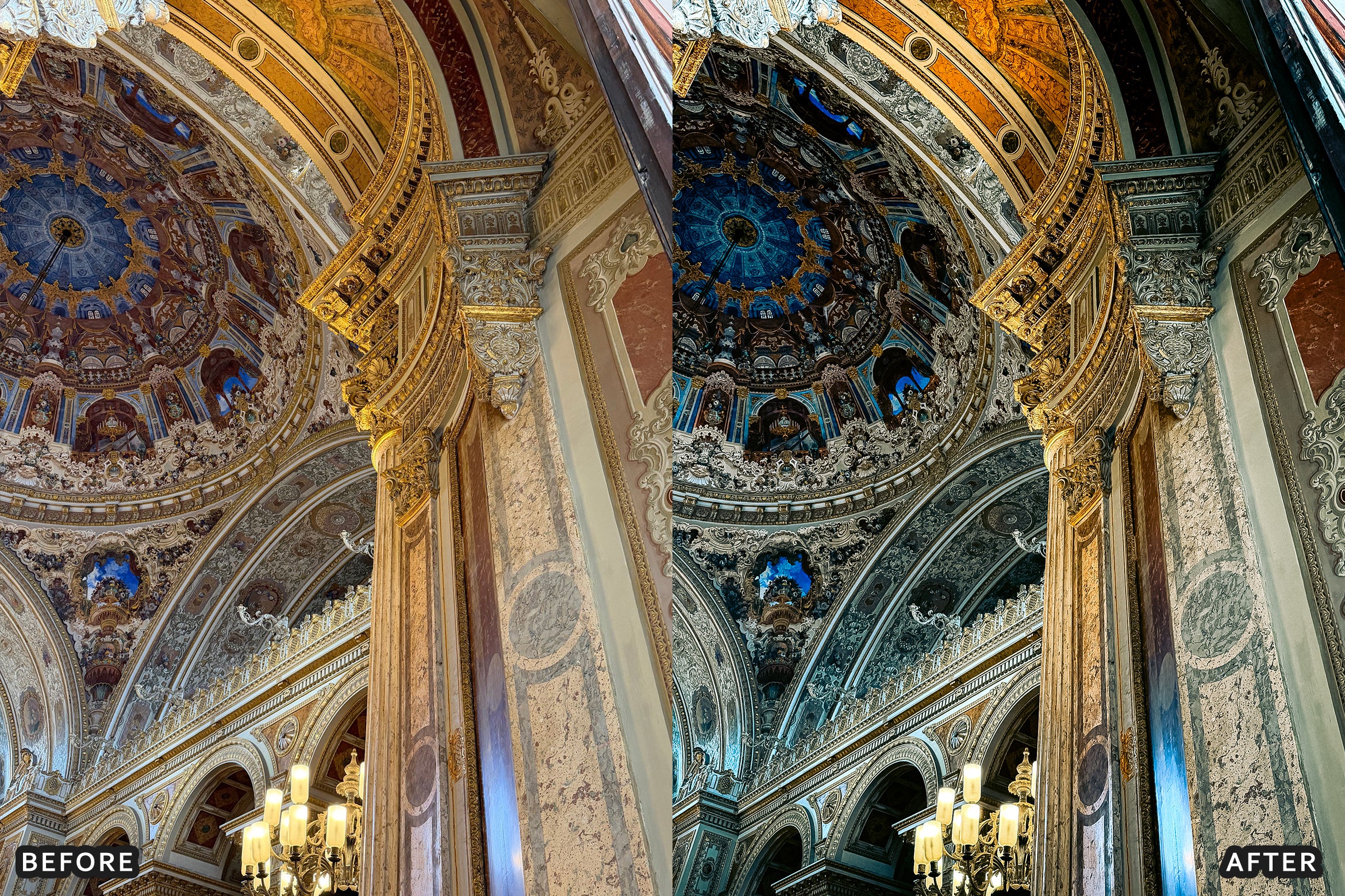 AI-Optimized Luxury Hotel Interior Glow Lightroom Presets