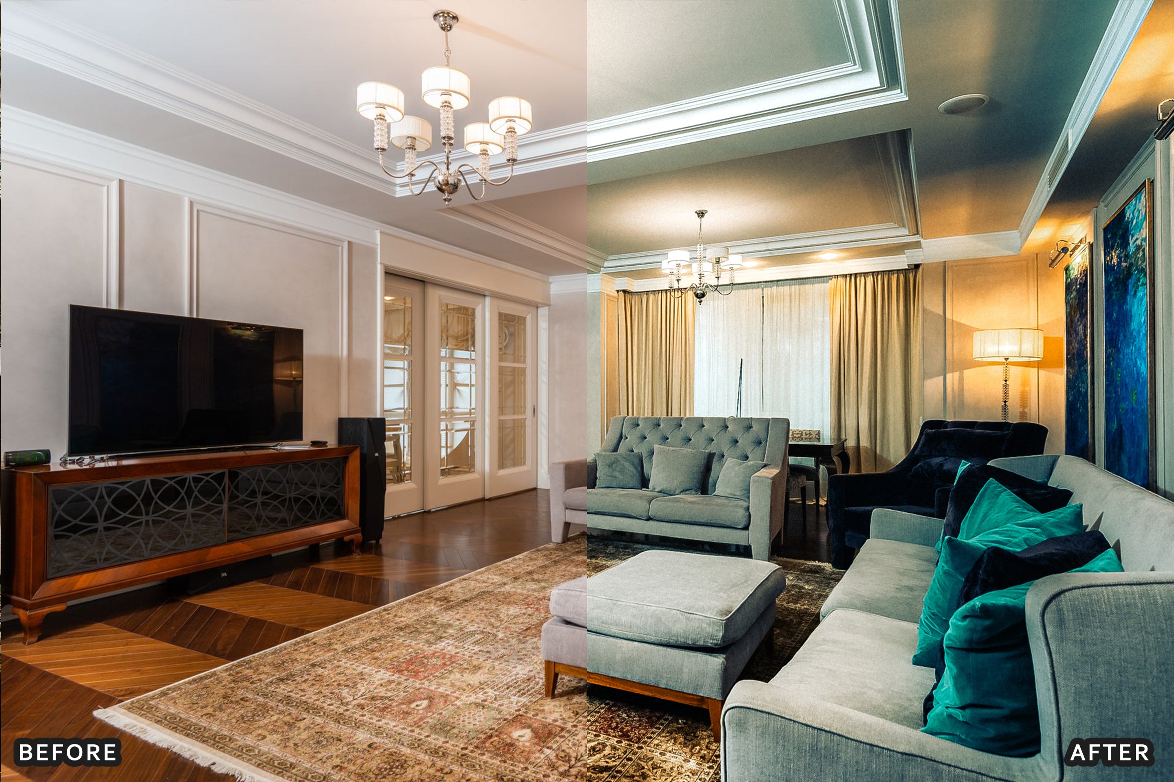 AI-Optimized Luxury Hotel Interior Glow Lightroom Presets
