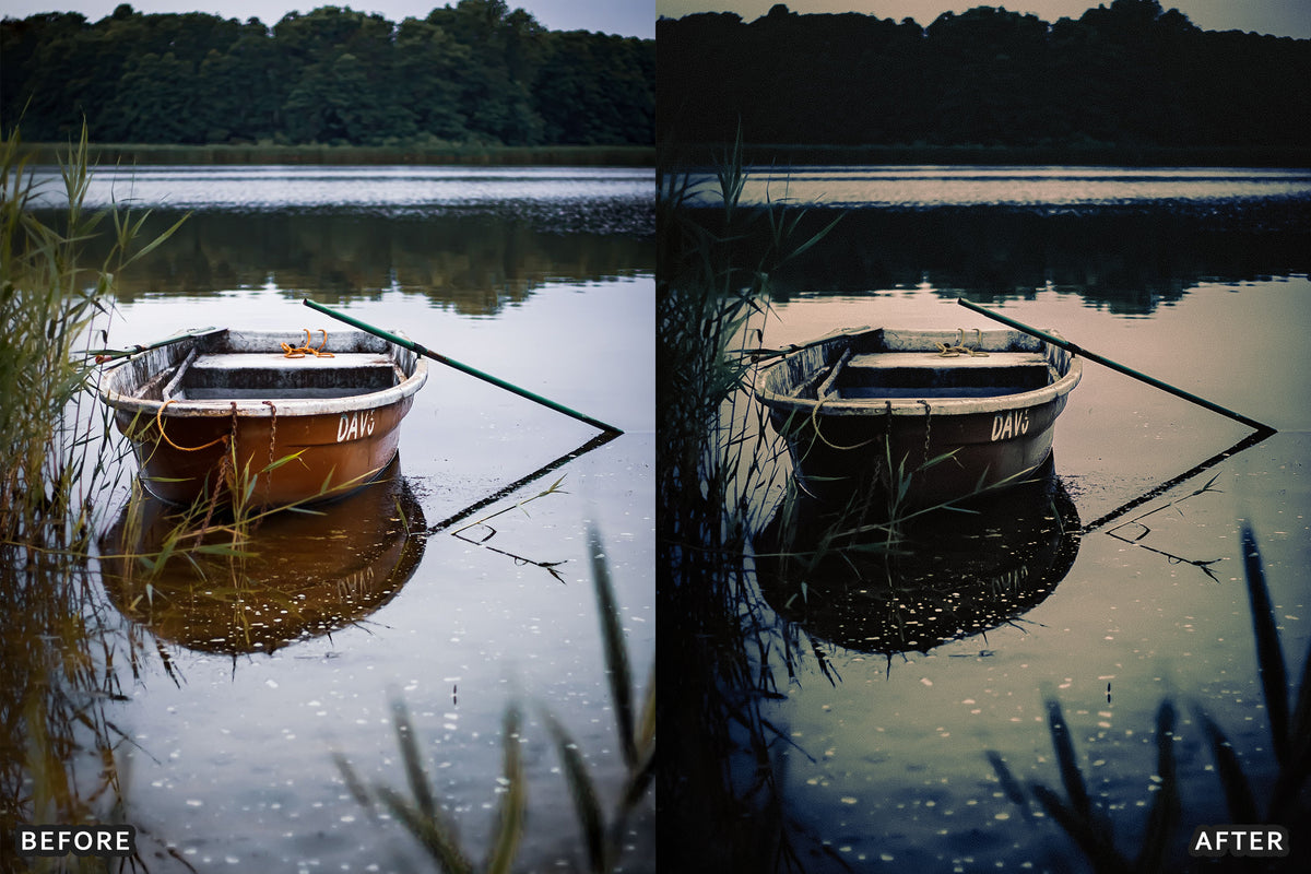 AI-Optimized Midnight Blue Editorial Lightroom Presets