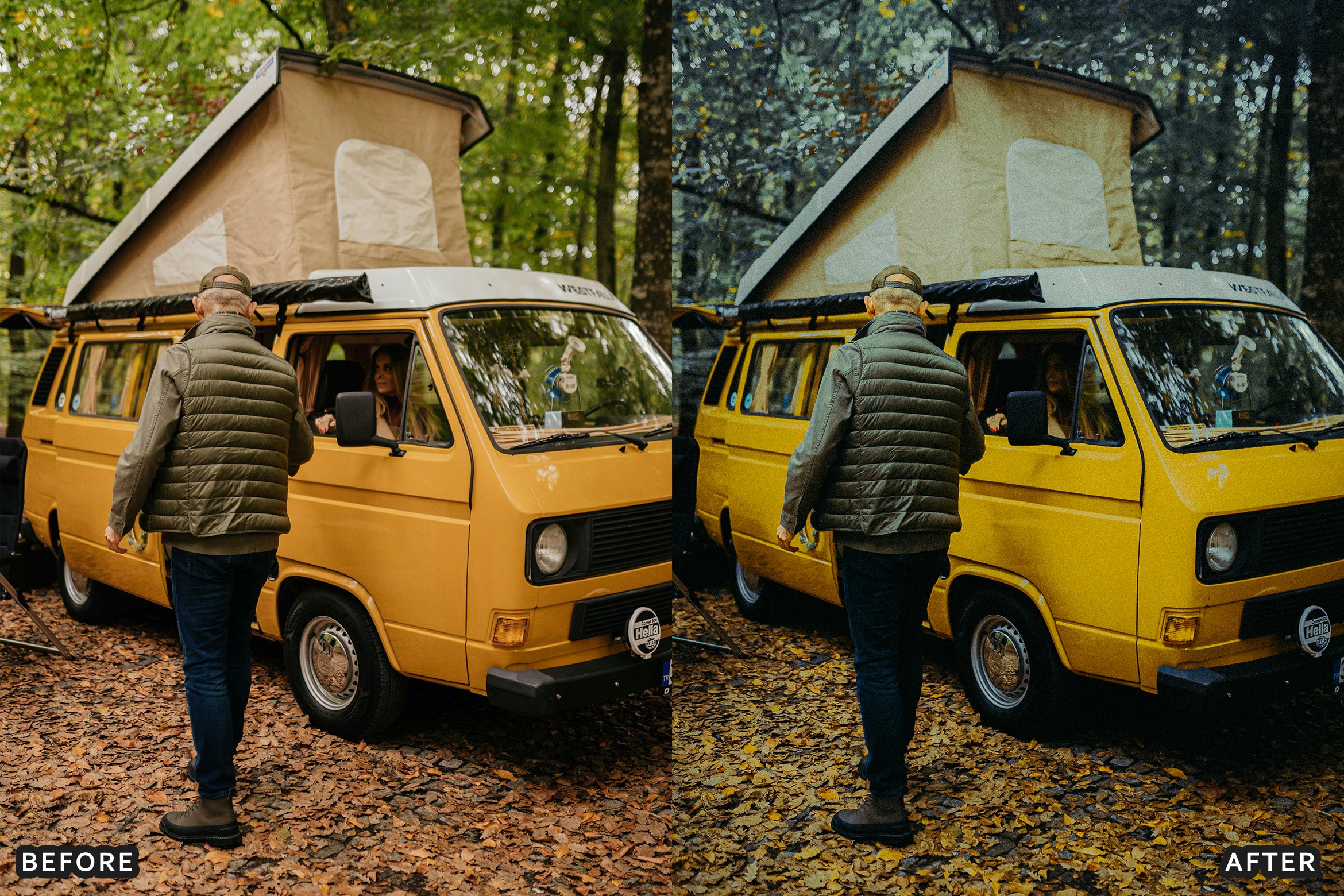AI-Optimized Orange Retro Film Lightroom Presets