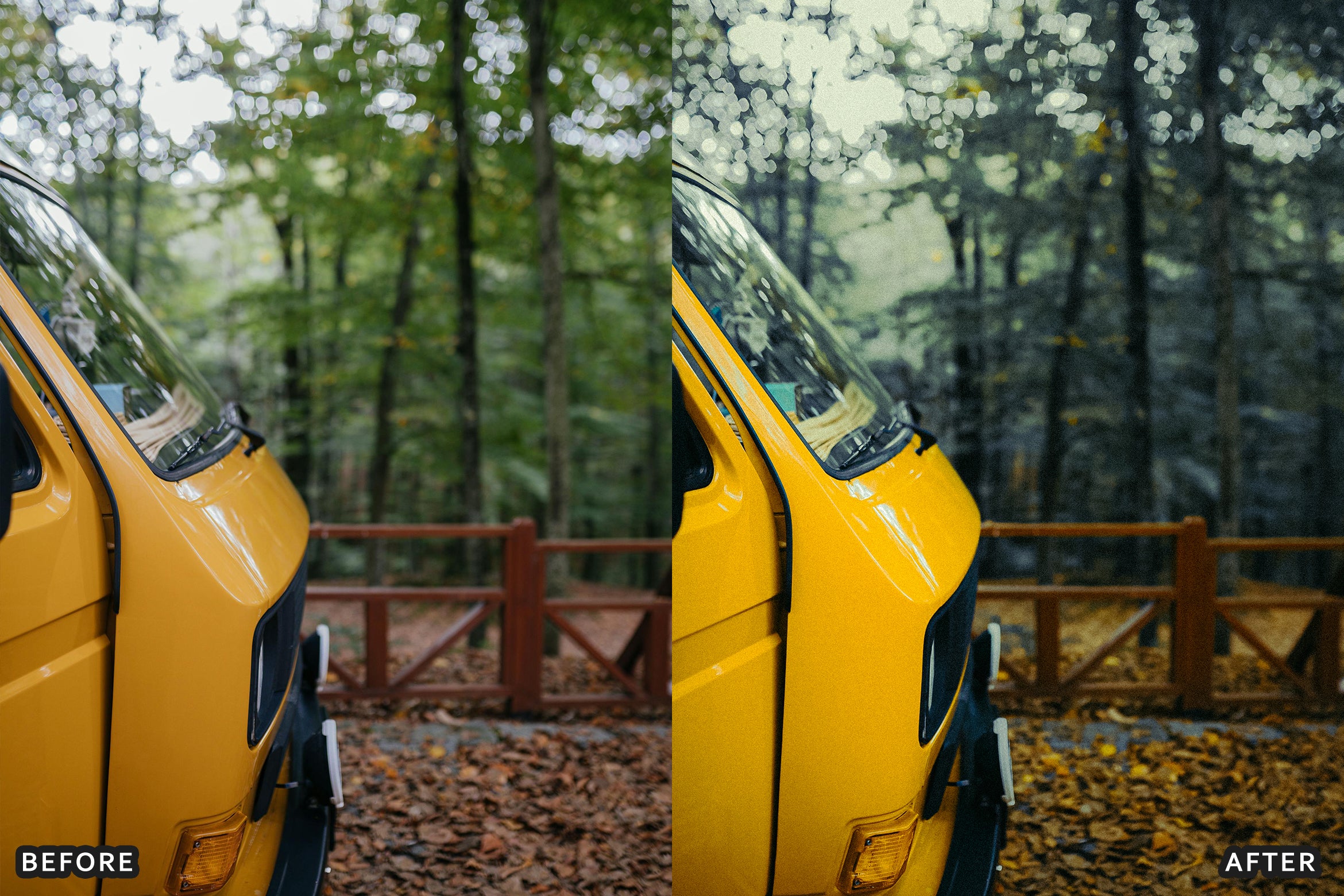 AI-Optimized Orange Retro Film Lightroom Presets