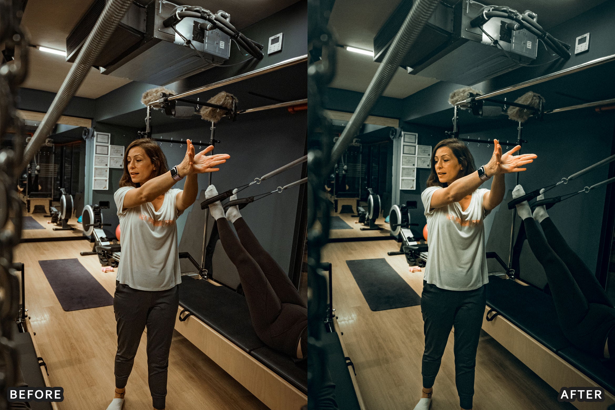 AI-Optimized Soft Wellness Pilates Lightroom Presets