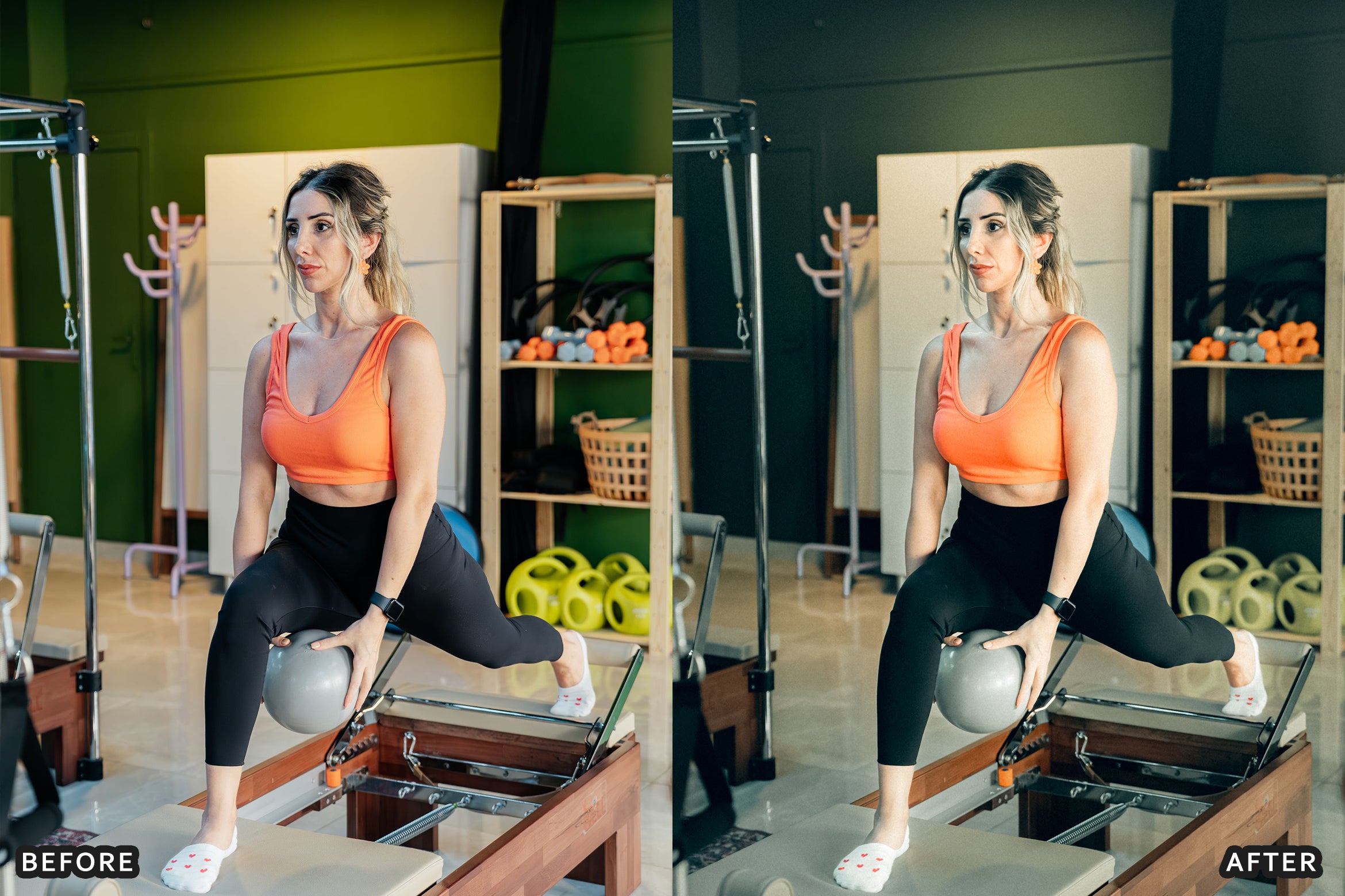 AI-Optimized Soft Wellness Pilates Lightroom Presets