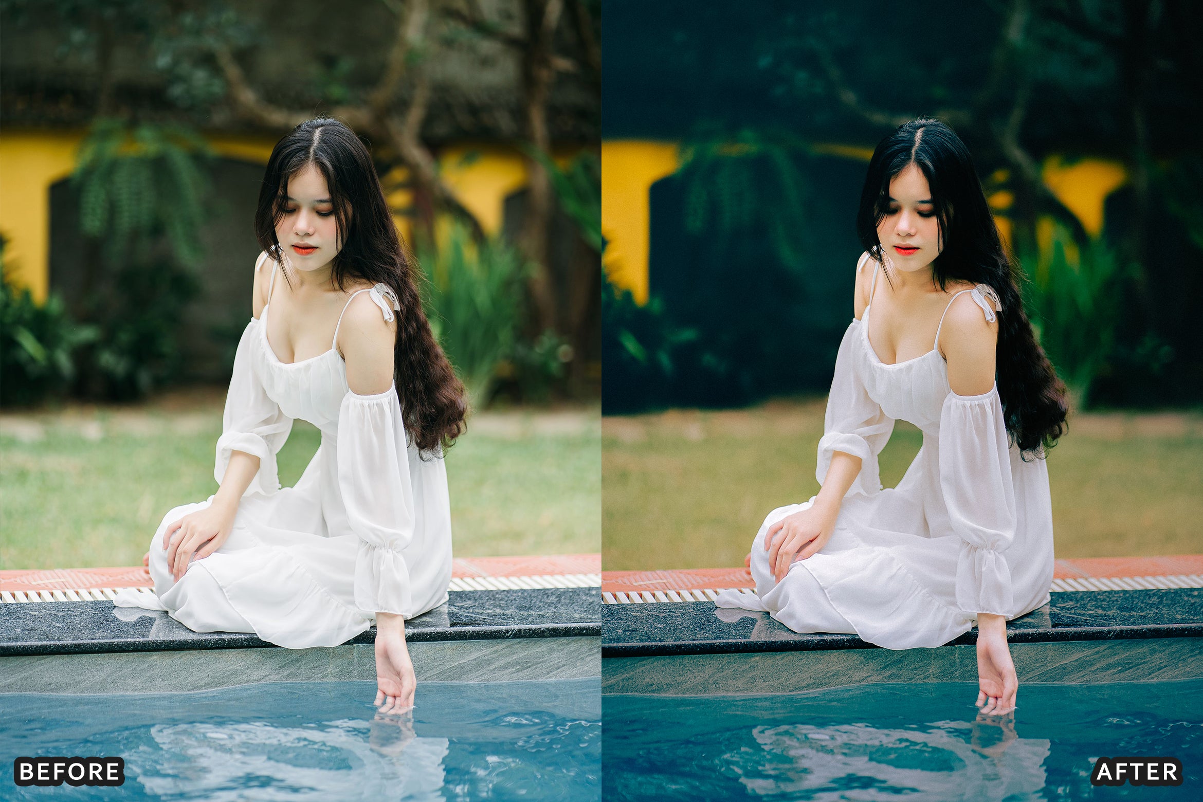 AI-Optimized Poolside Luxury Lightroom Presets