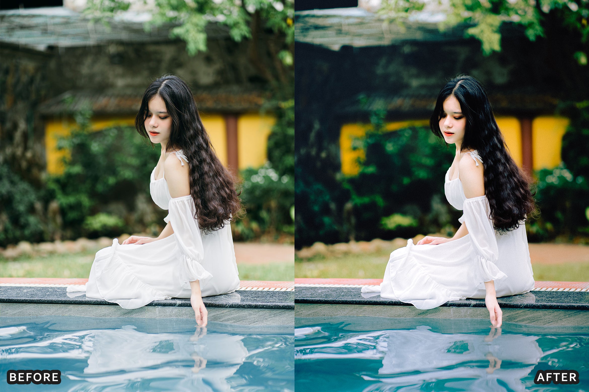 AI-Optimized Poolside Luxury Lightroom Presets