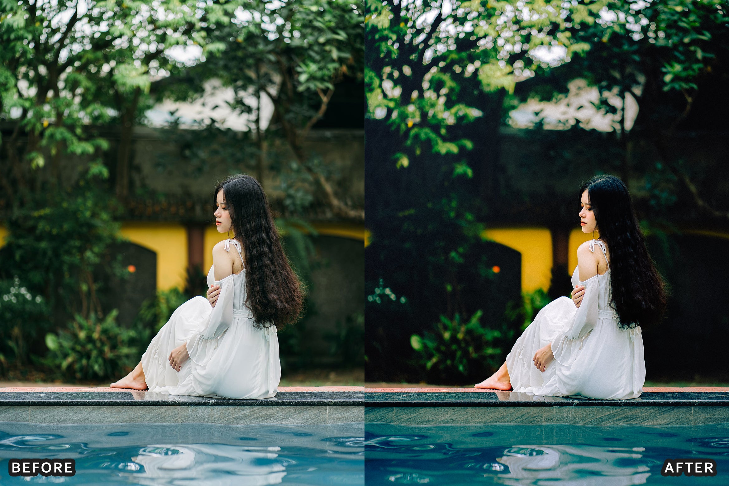 AI-Optimized Poolside Luxury Lightroom Presets