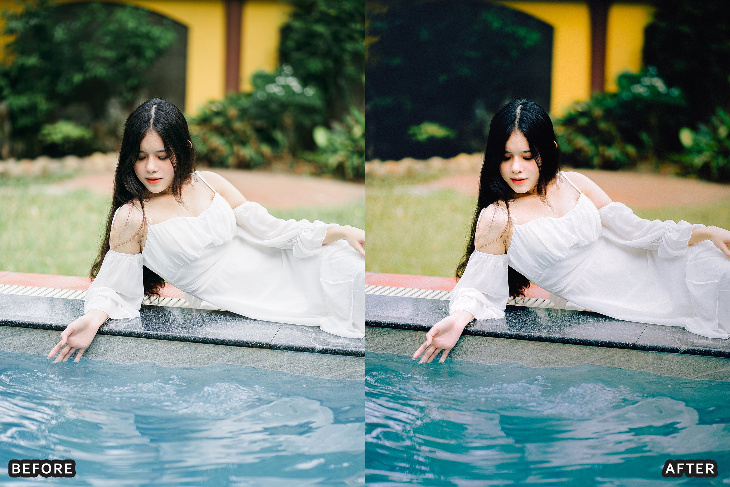 AI-Optimized Poolside Luxury Lightroom Presets