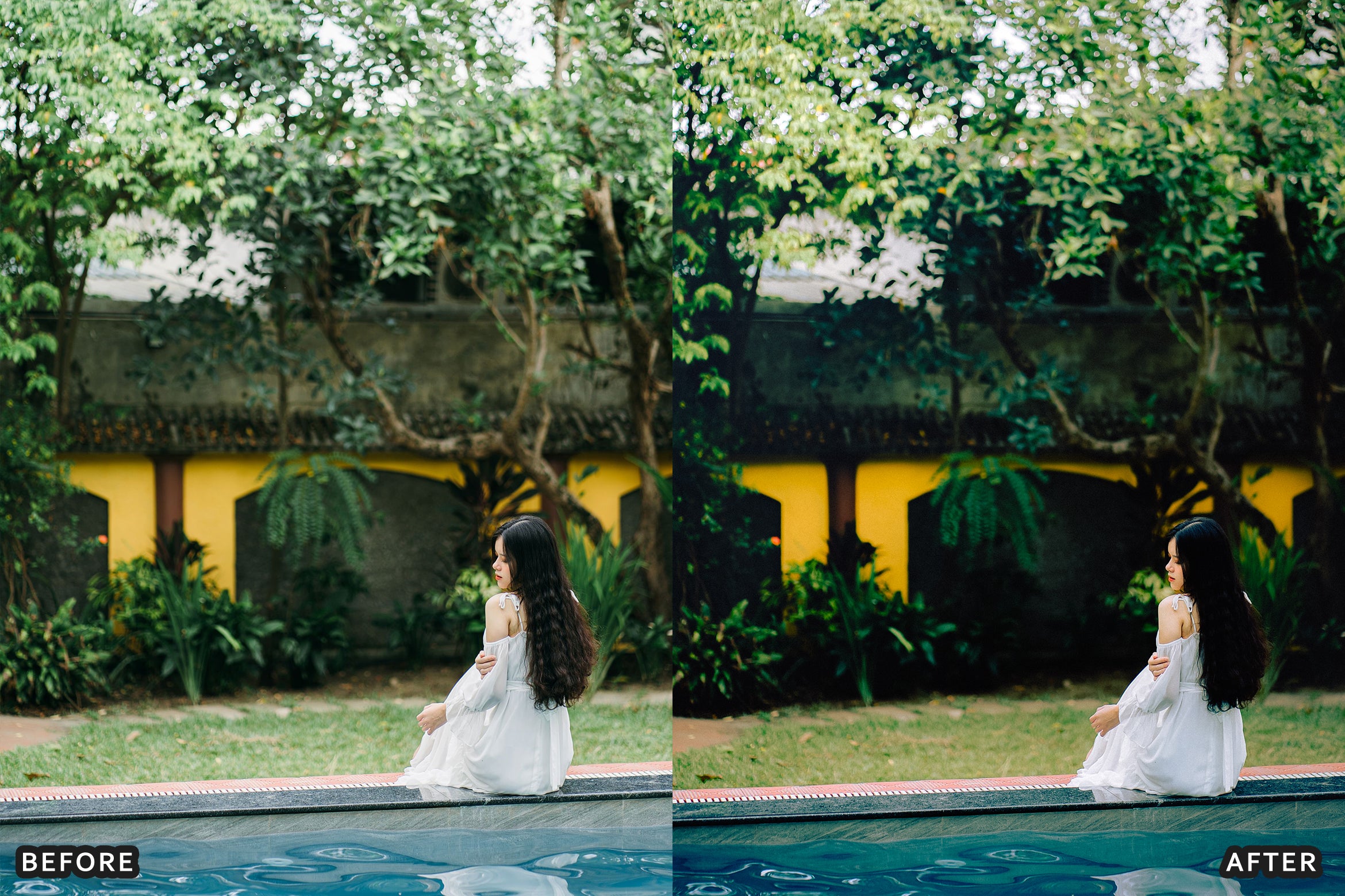AI-Optimized Poolside Luxury Lightroom Presets