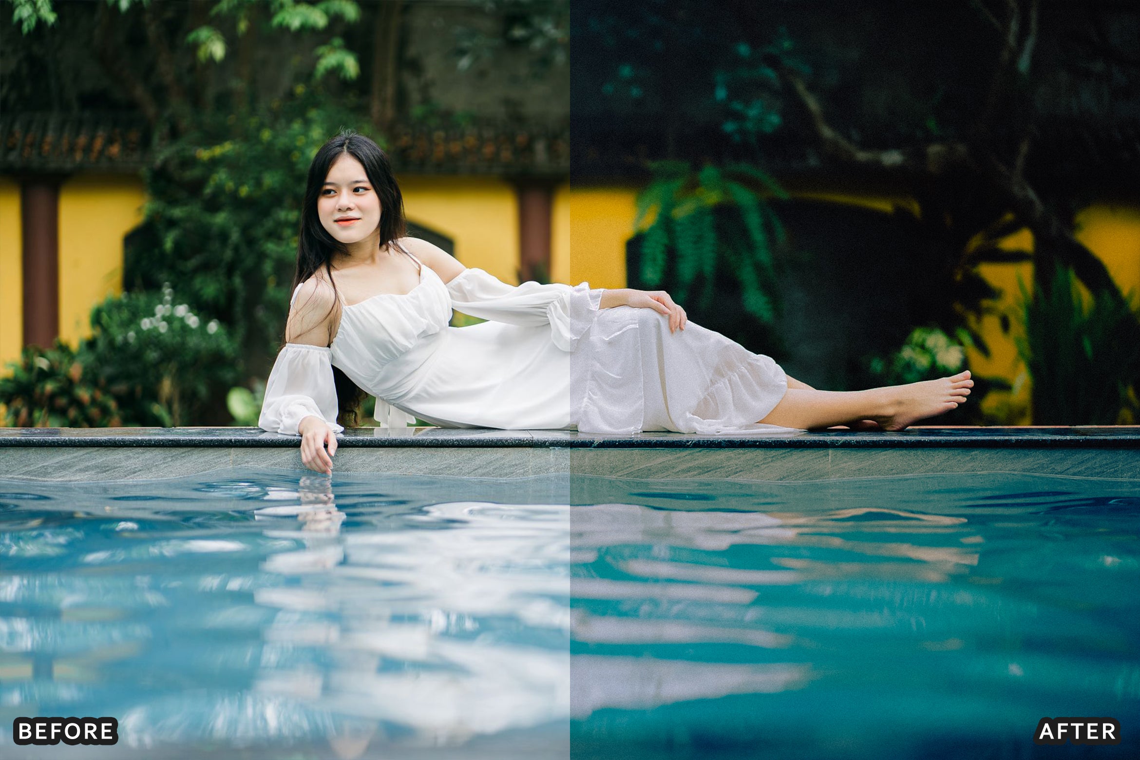 AI-Optimized Poolside Luxury Lightroom Presets