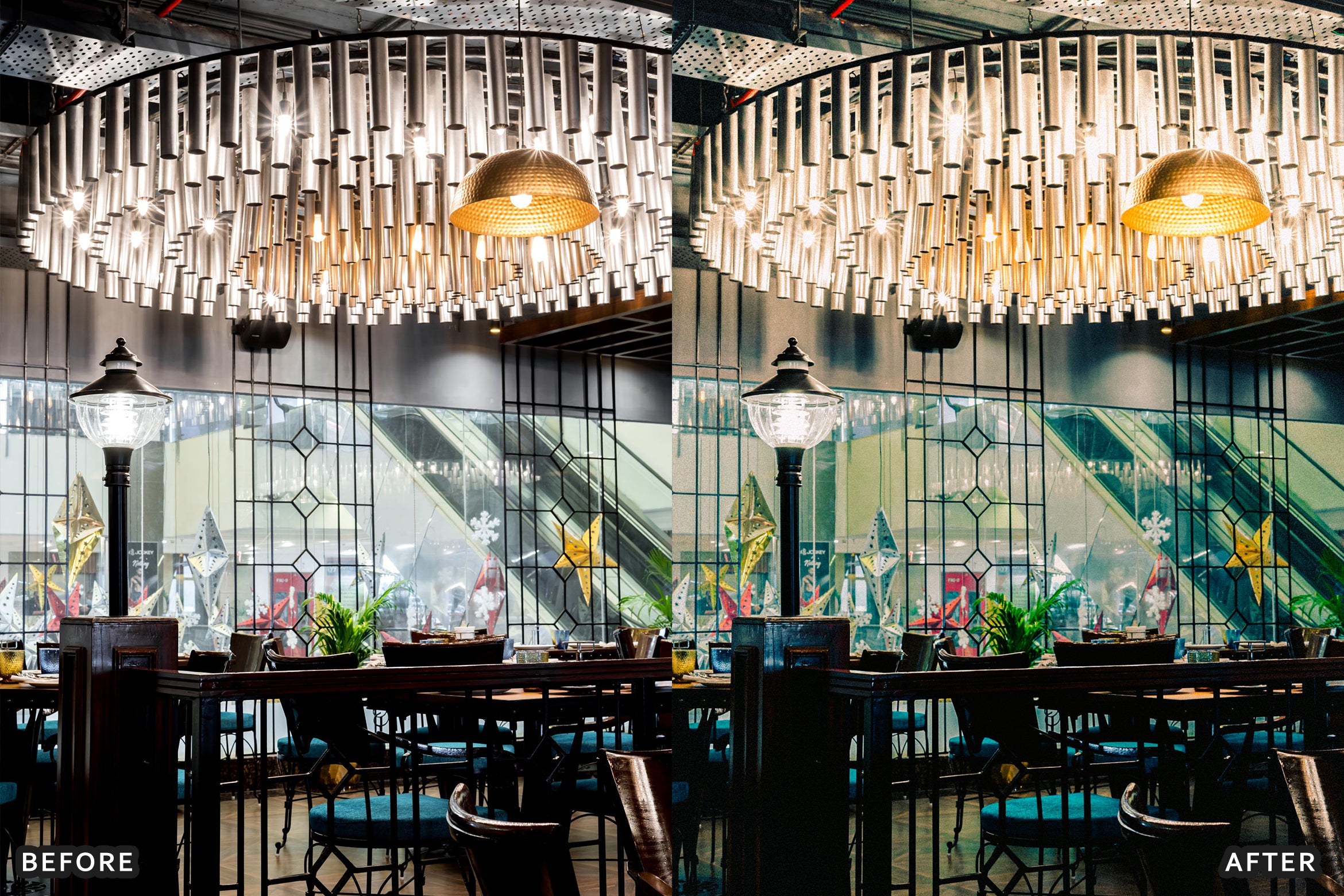 AI-Optimized Candlelight Restaurant Lightroom Presets
