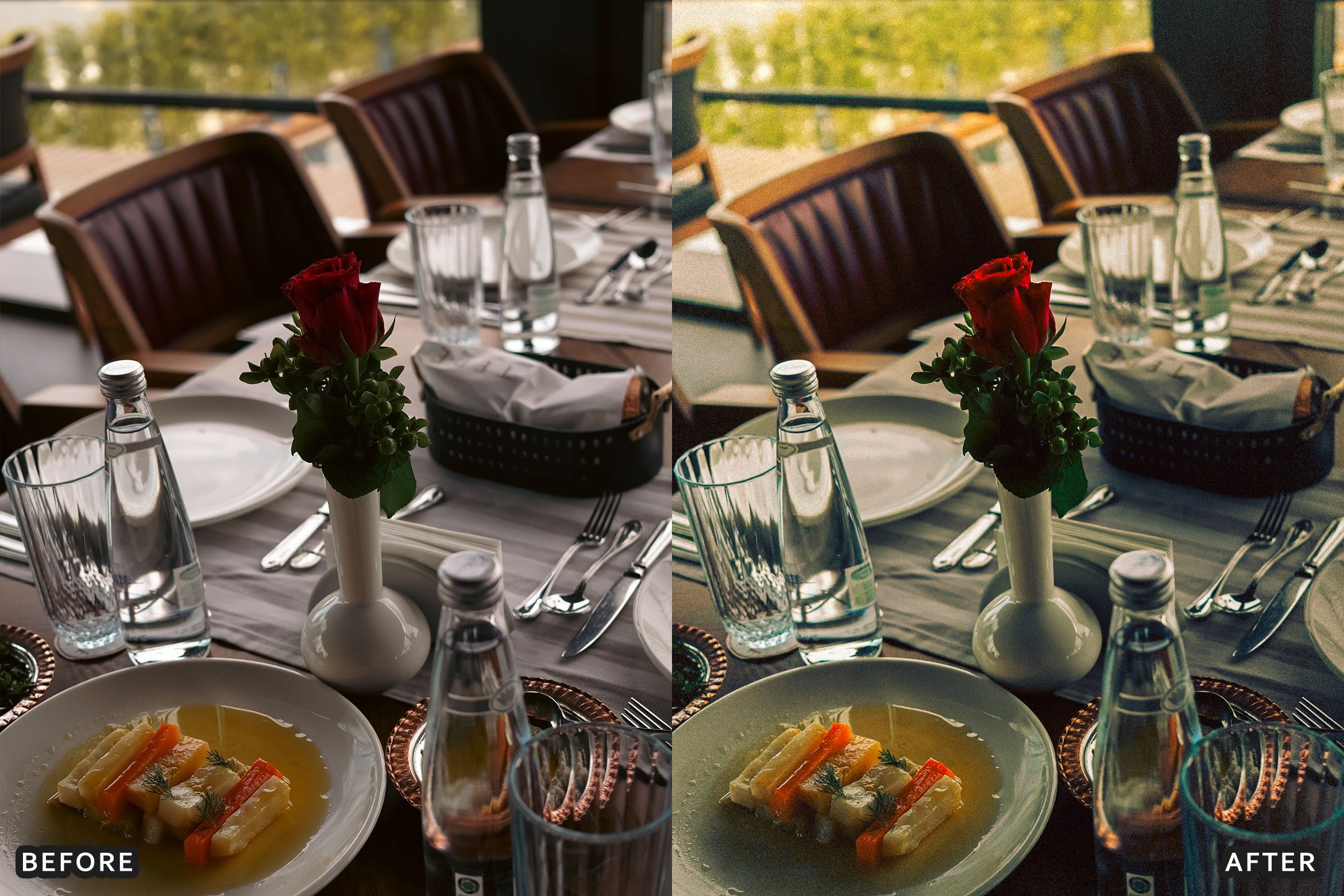 AI-Optimized Candlelight Restaurant Lightroom Presets