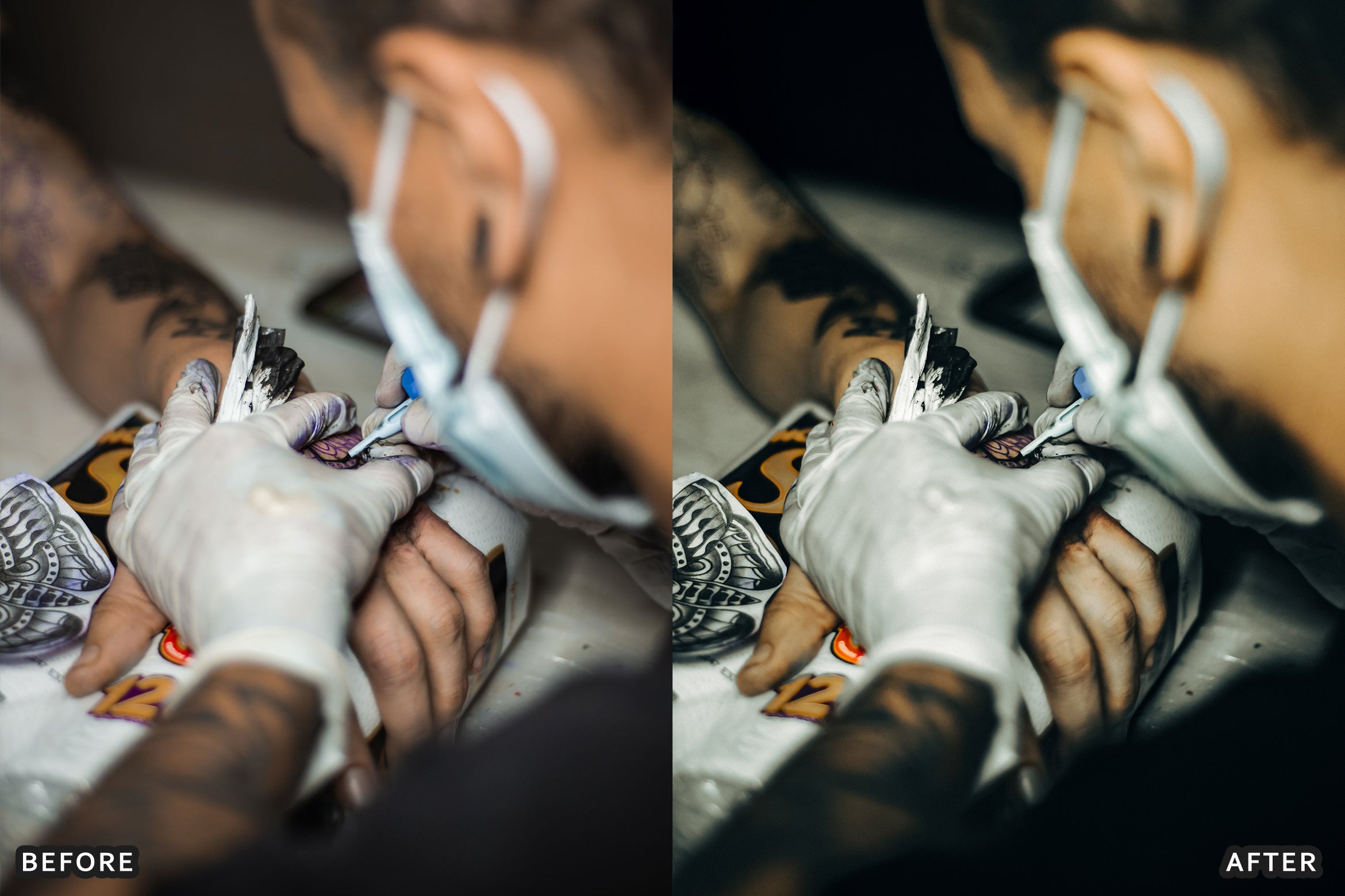 AI-Optimized Ink & Shadow Tattoo Lightroom Presets