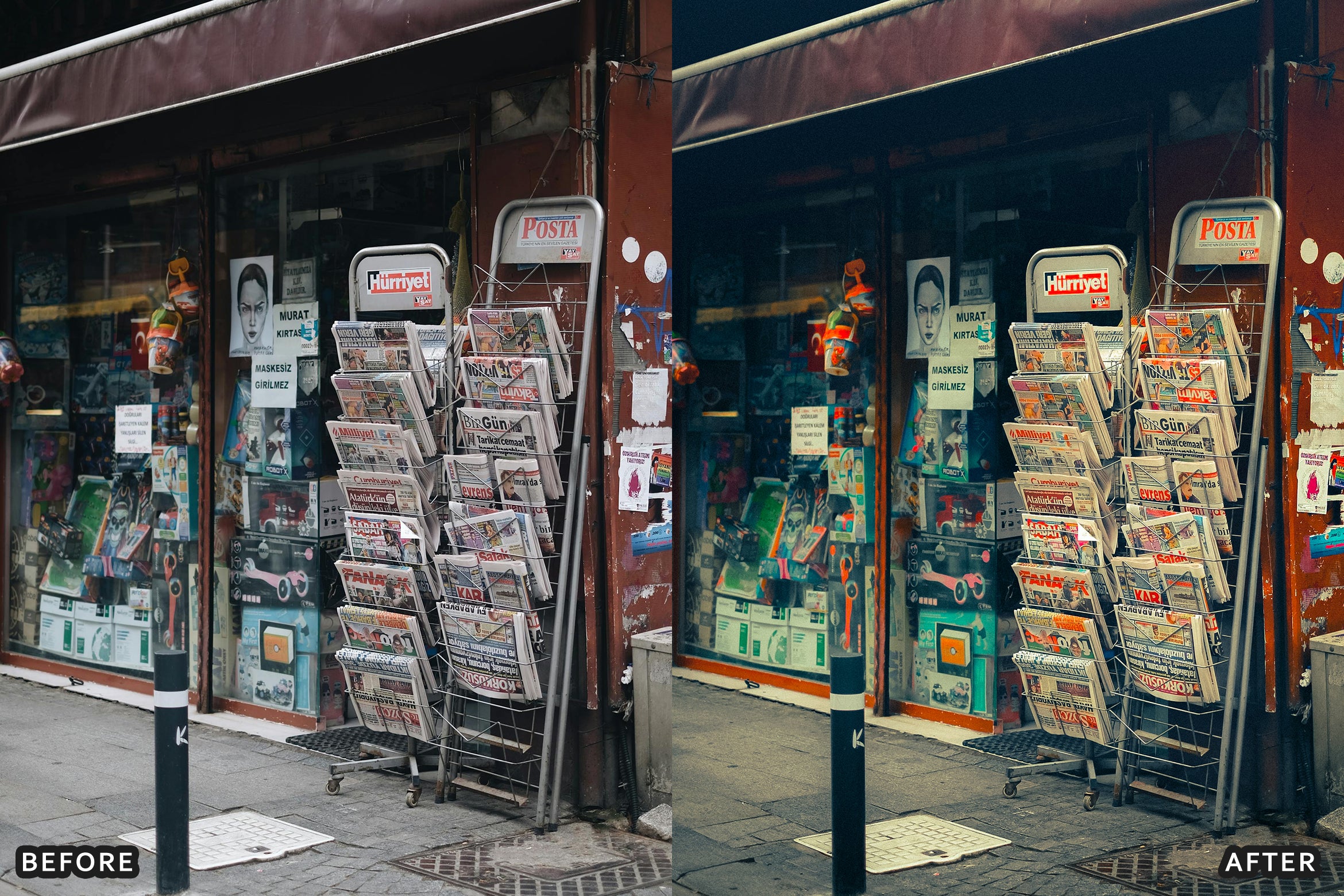 AI-Optimized Warm Pastel Cinematic Street Film Lightroom Presets - Lightroom Presets - by AAA Presets