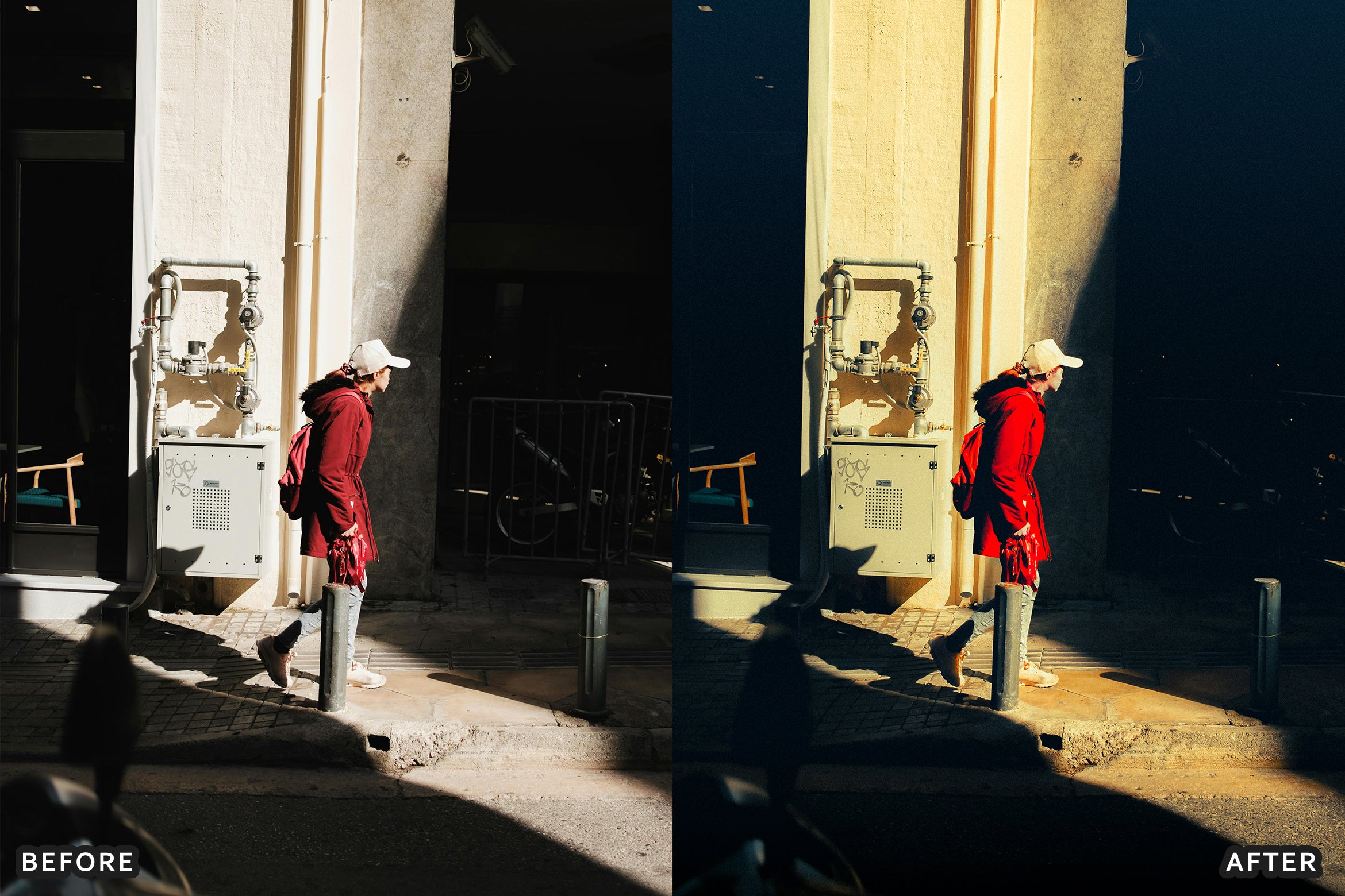 AI-Optimized Warm Pastel Cinematic Street Film Lightroom Presets - Lightroom Presets - by AAA Presets