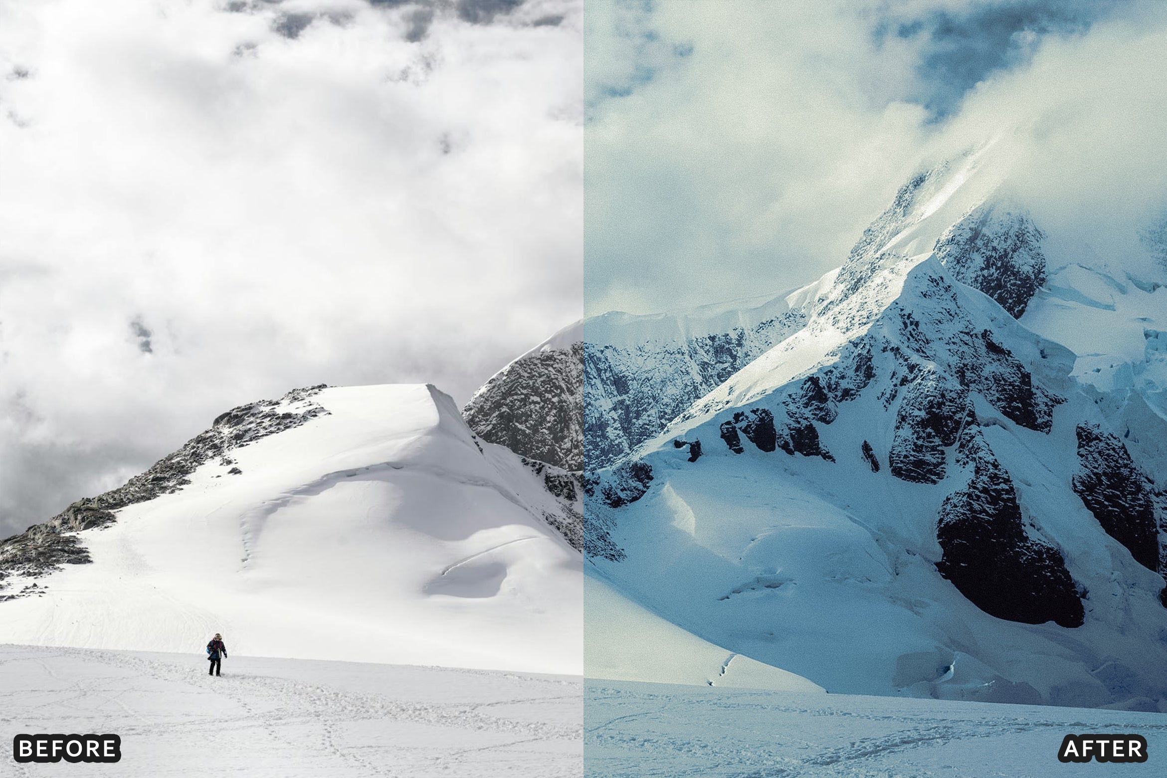 AI-Optimized Winter Snow Landscape Lightroom Presets - Lightroom Presets - by AAA Presets