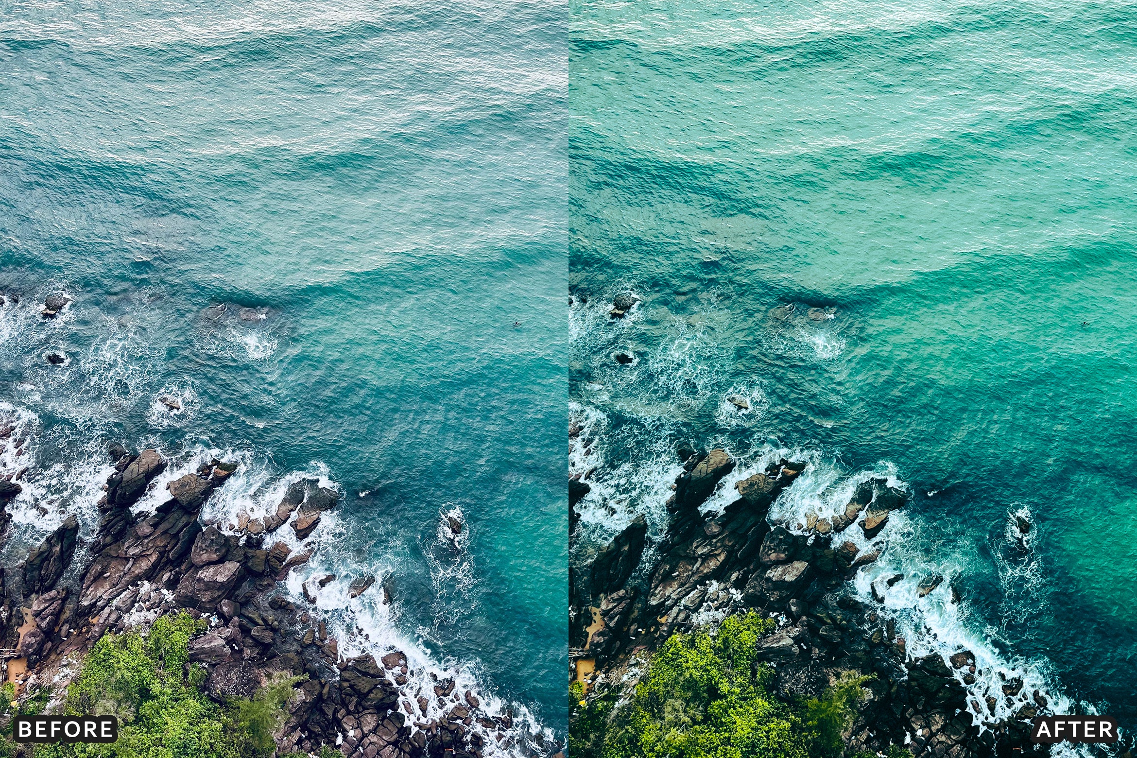 AI-Optimized Coastal Blue Lightroom Presets