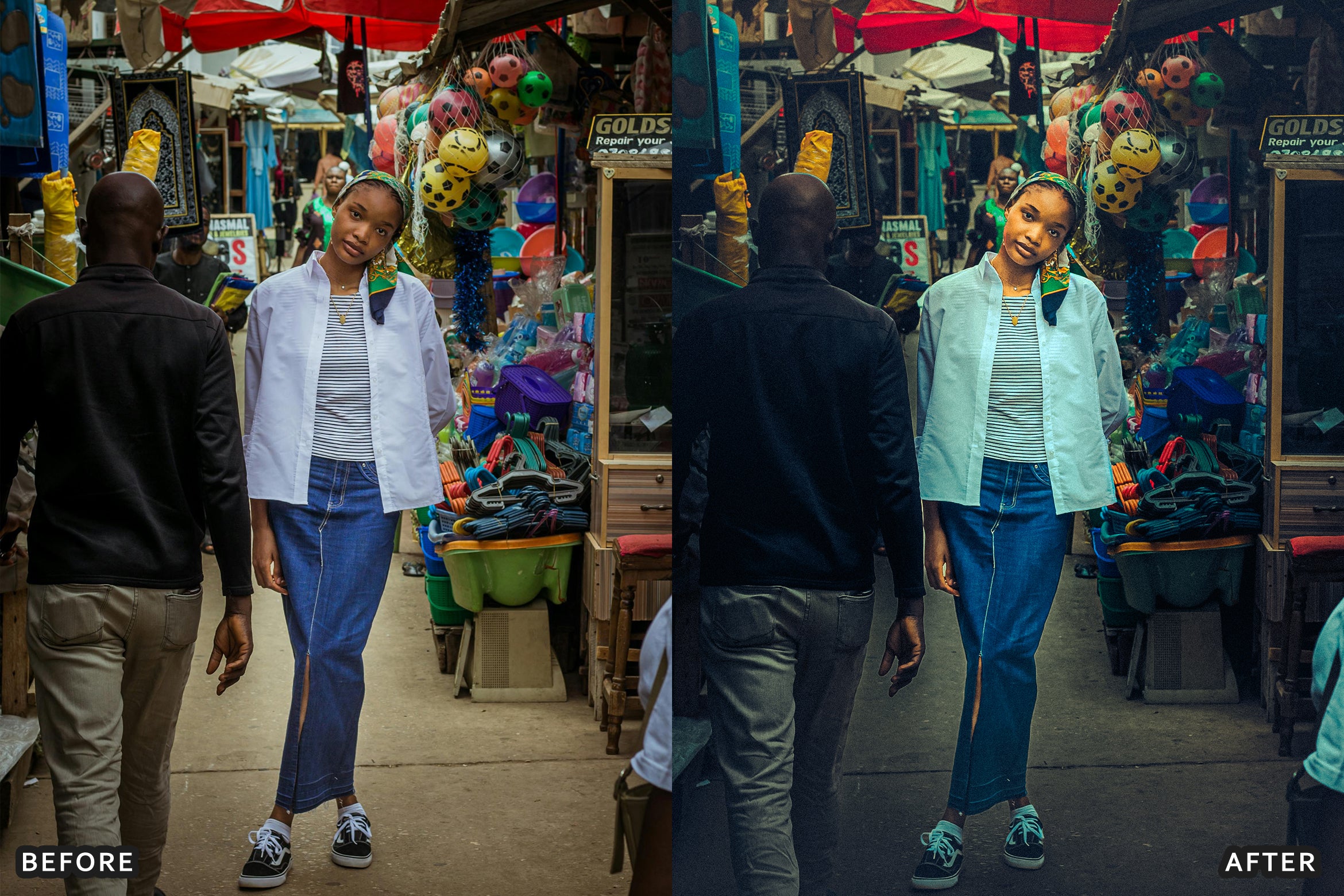 AI-Optimized Dark Skin Cinematic Lightroom Presets