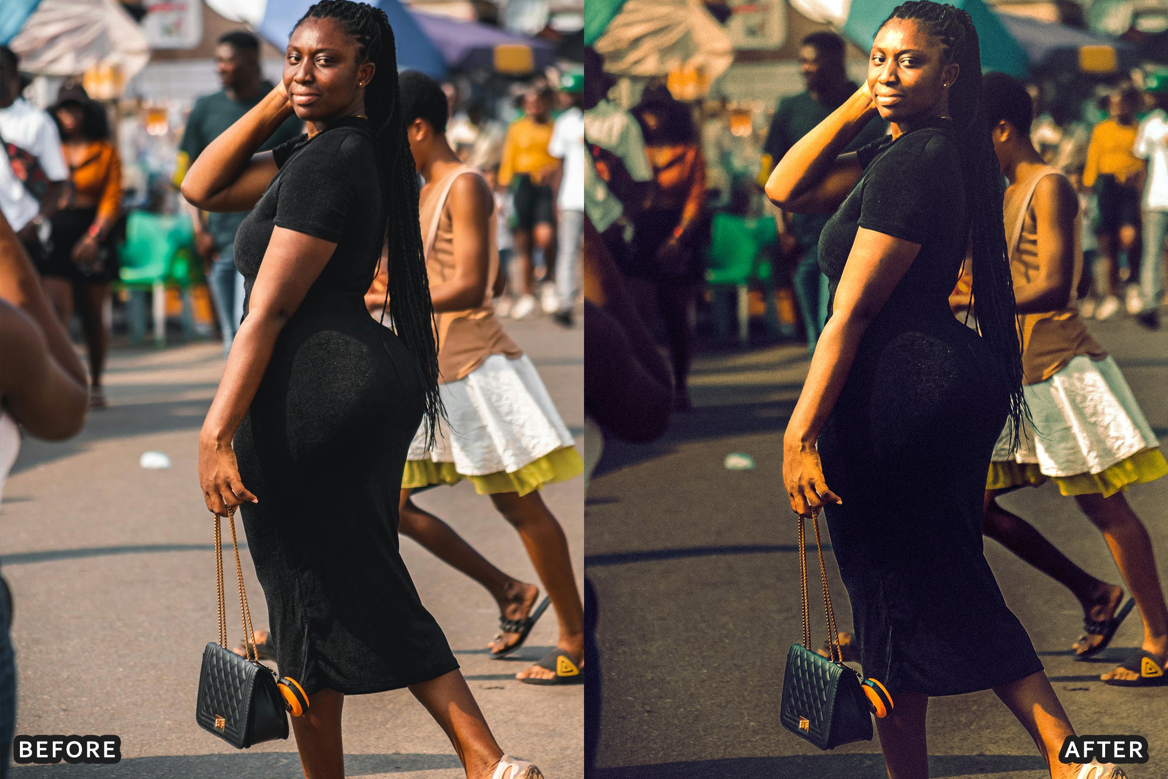 AI-Optimized Dark Skin Cinematic Lightroom Presets