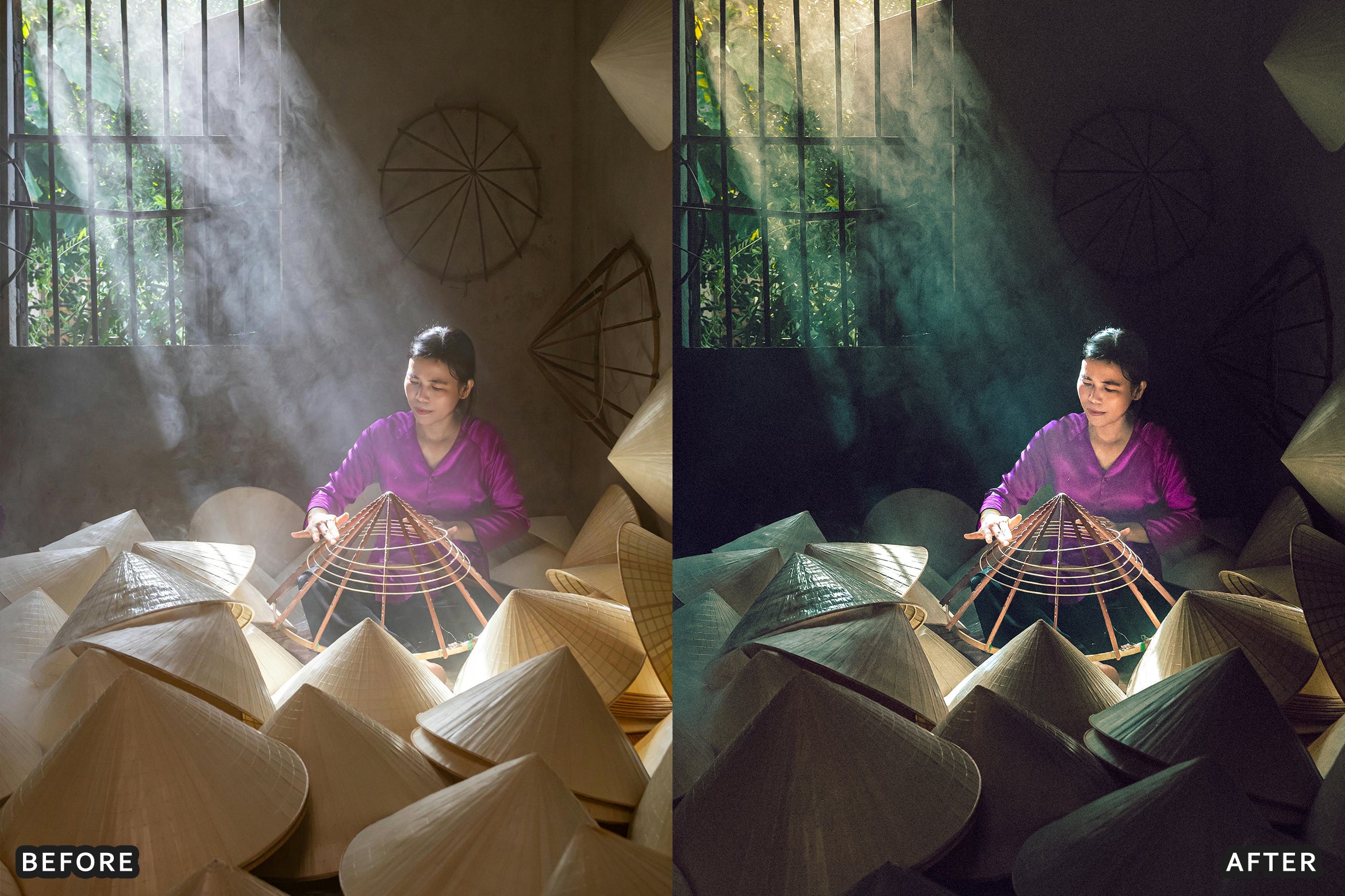 AI-Optimized Dark Skin Cinematic Lightroom Presets