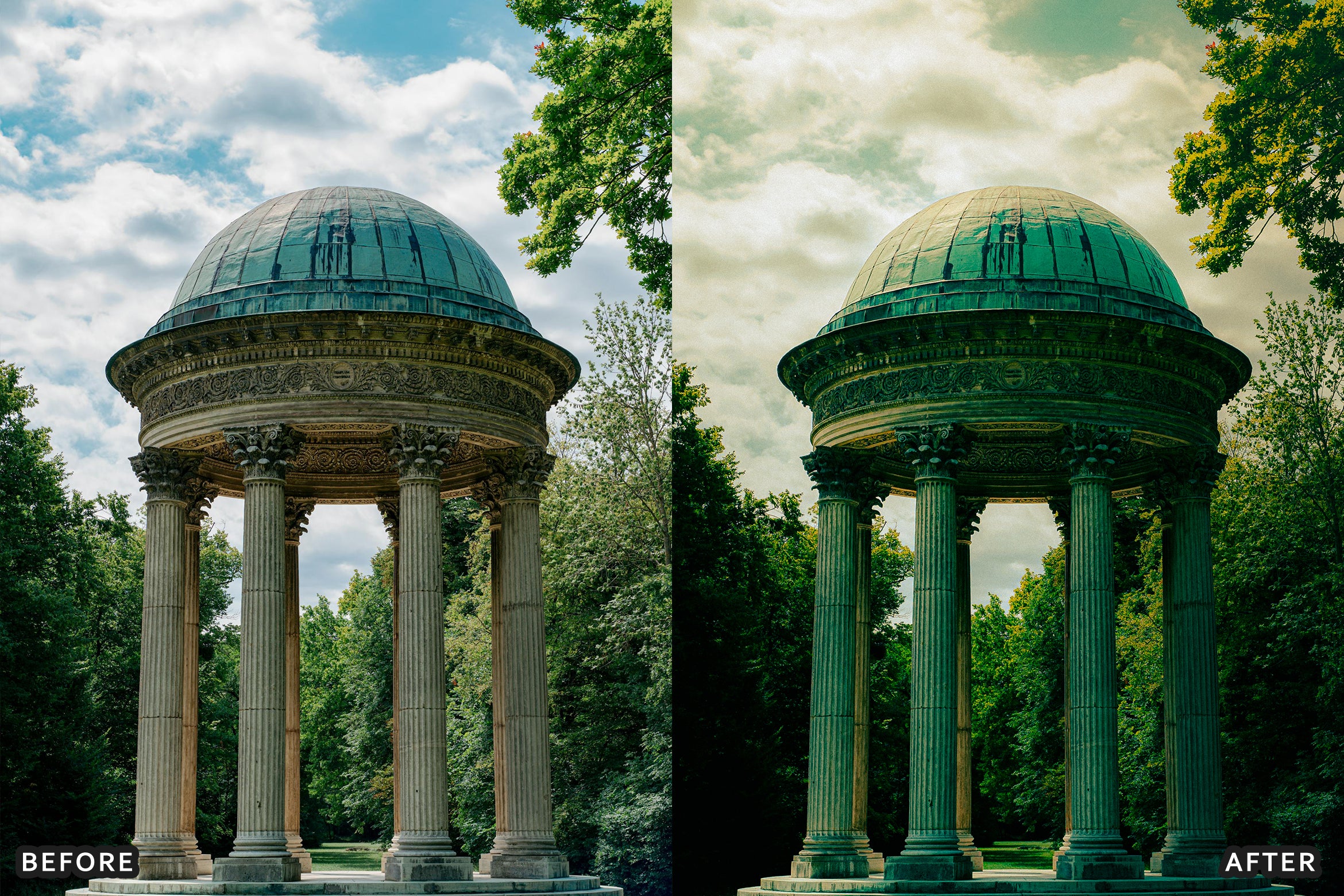 AI-Optimized Historic Travel Look Lightroom Presets