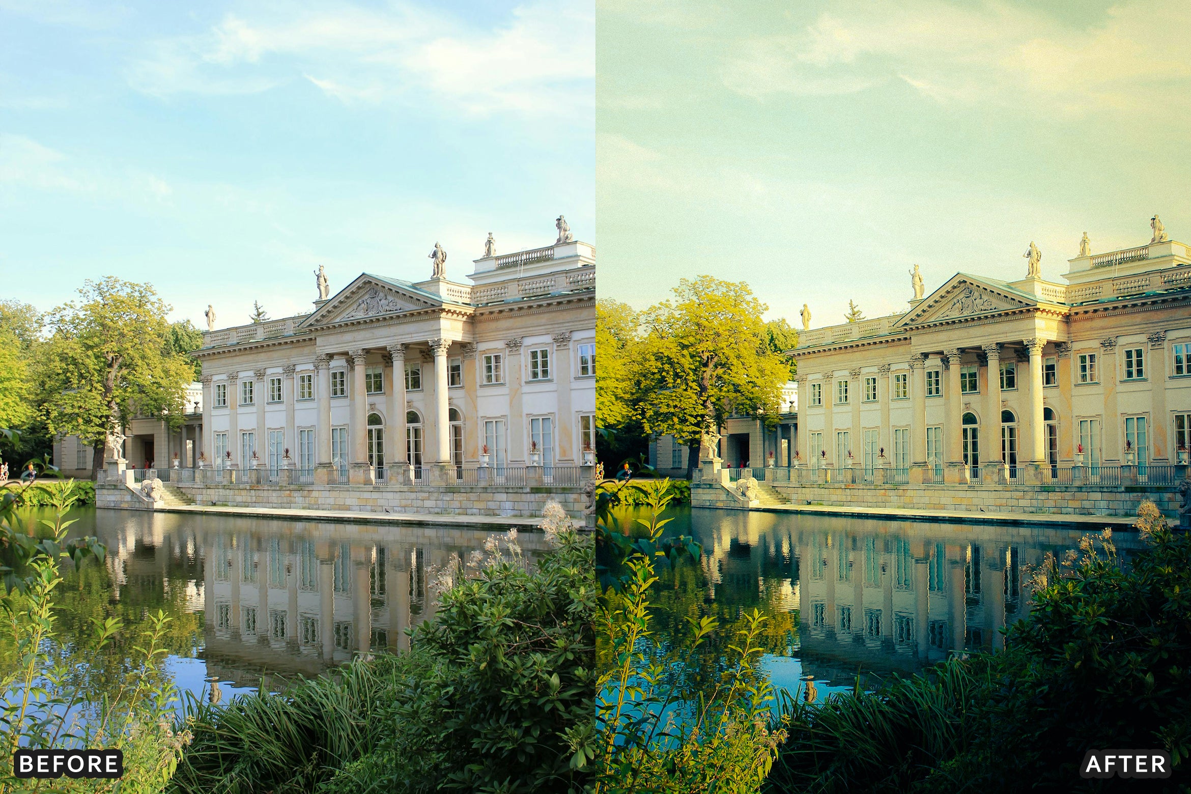 AI-Optimized Historic Travel Look Lightroom Presets