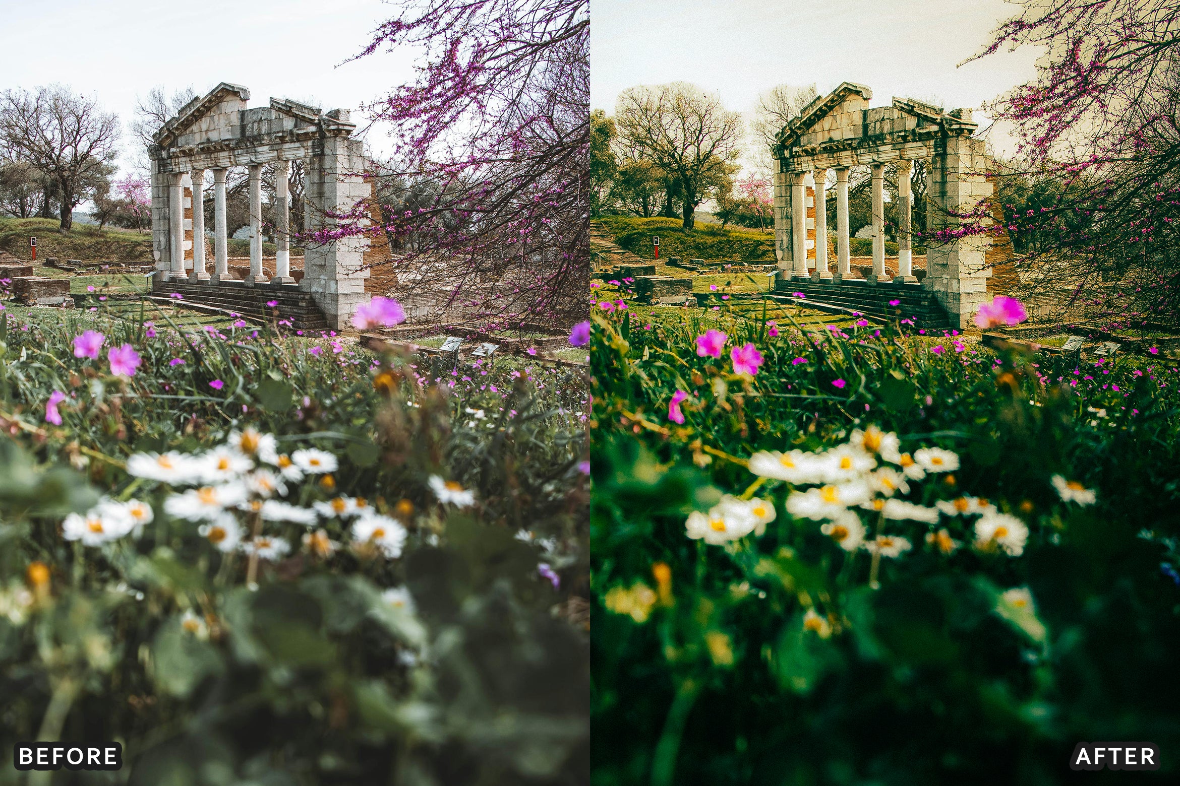 AI-Optimized Historic Travel Look Lightroom Presets