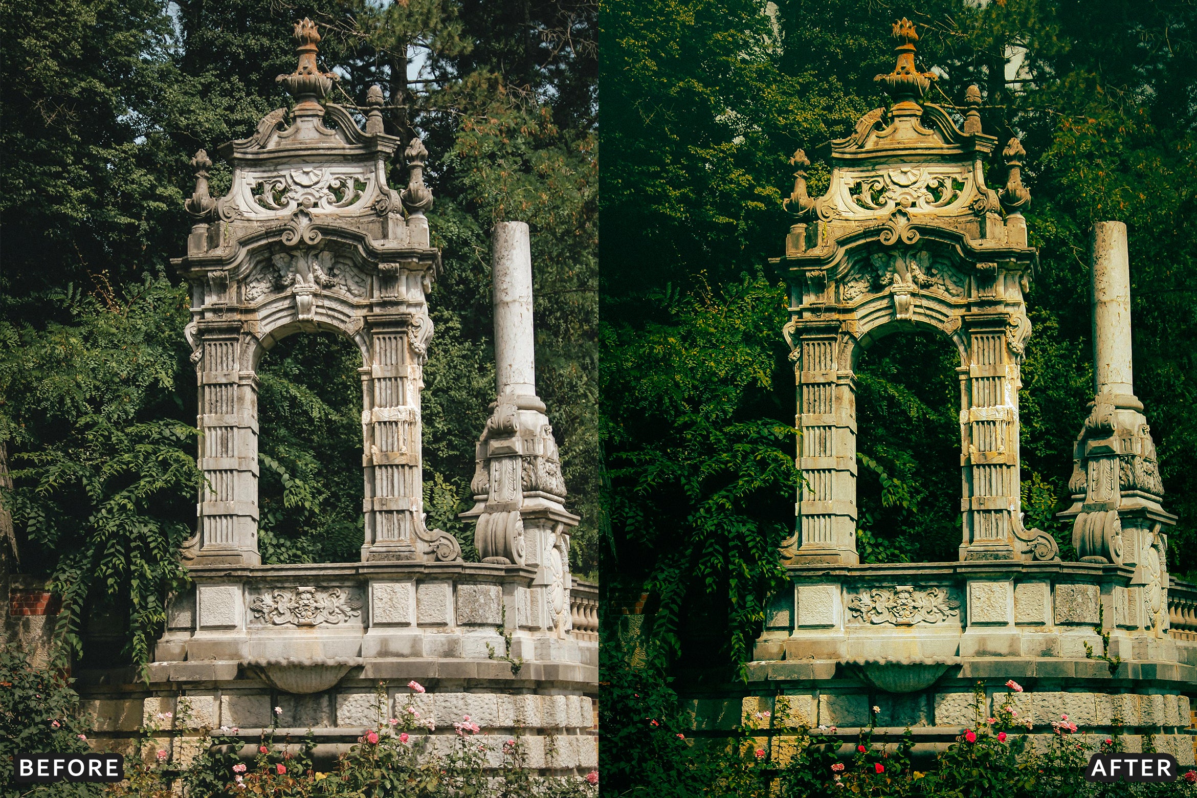 AI-Optimized Historic Travel Look Lightroom Presets