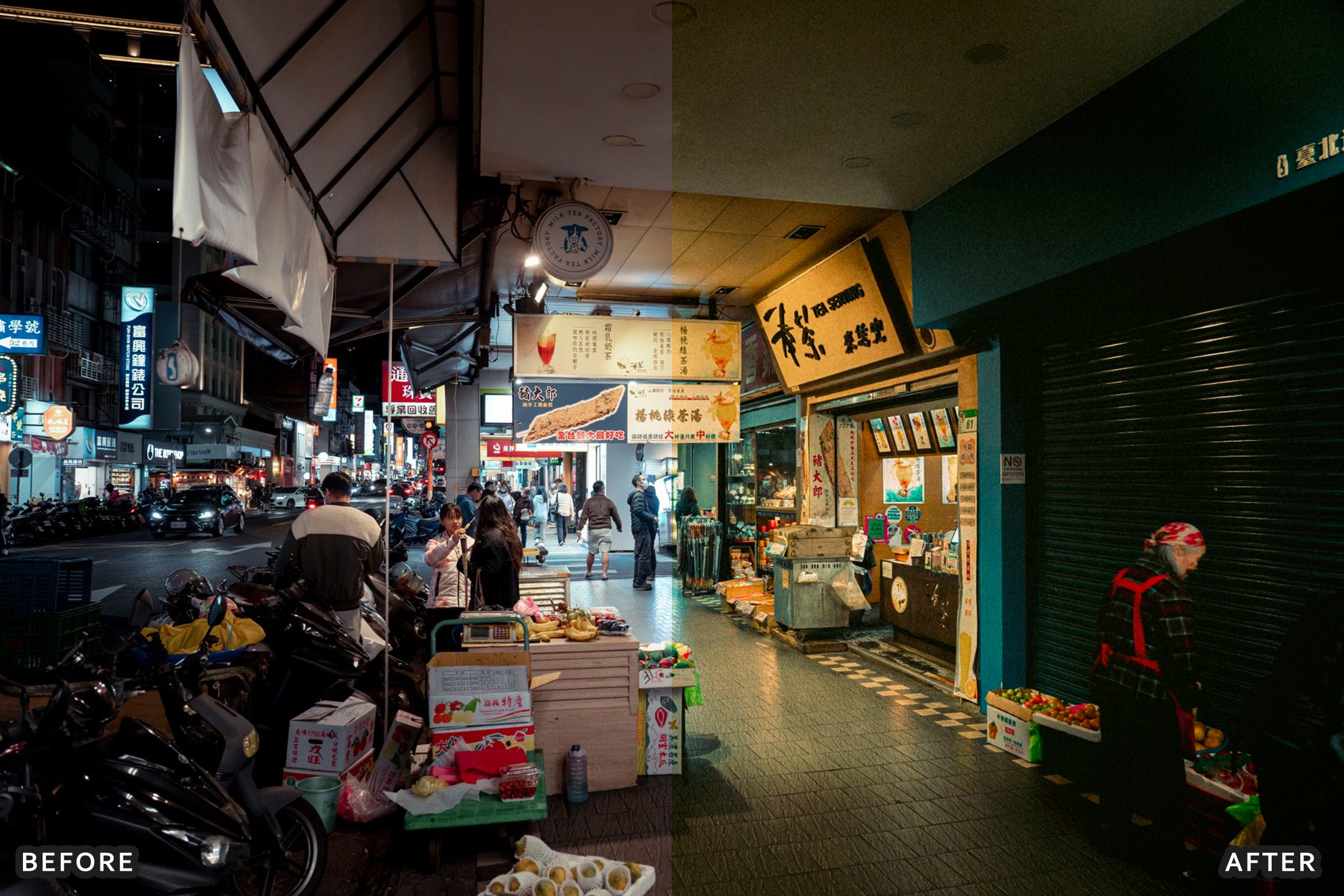 AI-Optimized Neon Street Food Lightroom Presets