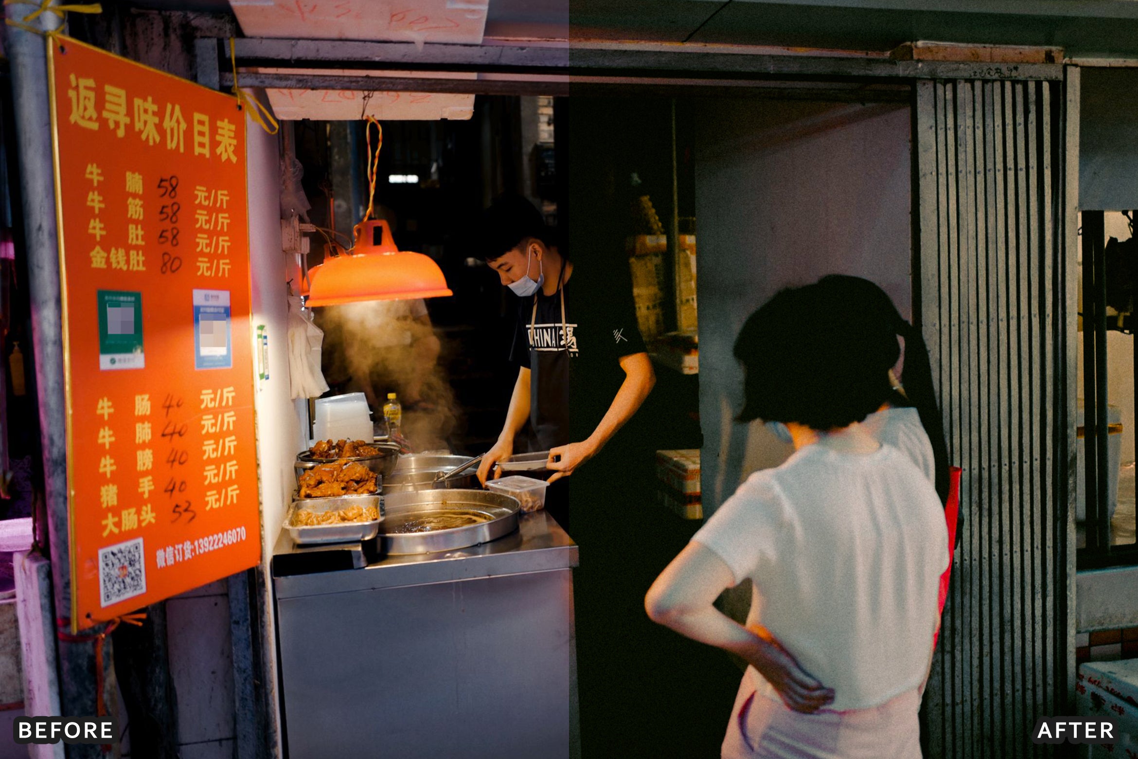 AI-Optimized Neon Street Food Lightroom Presets