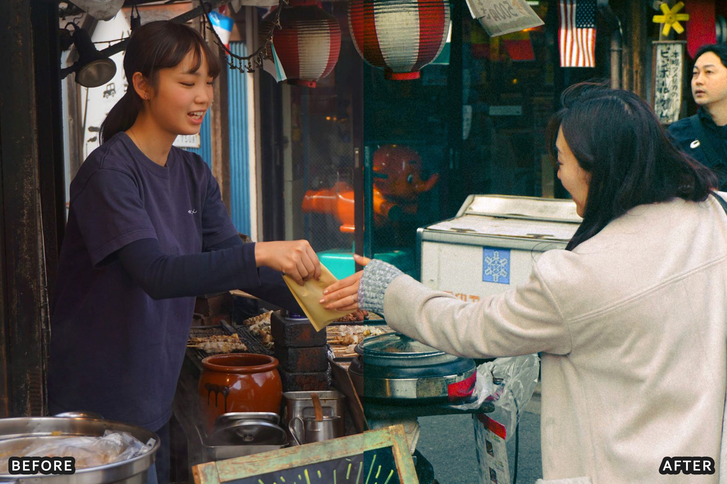 AI-Optimized Neon Street Food Lightroom Presets