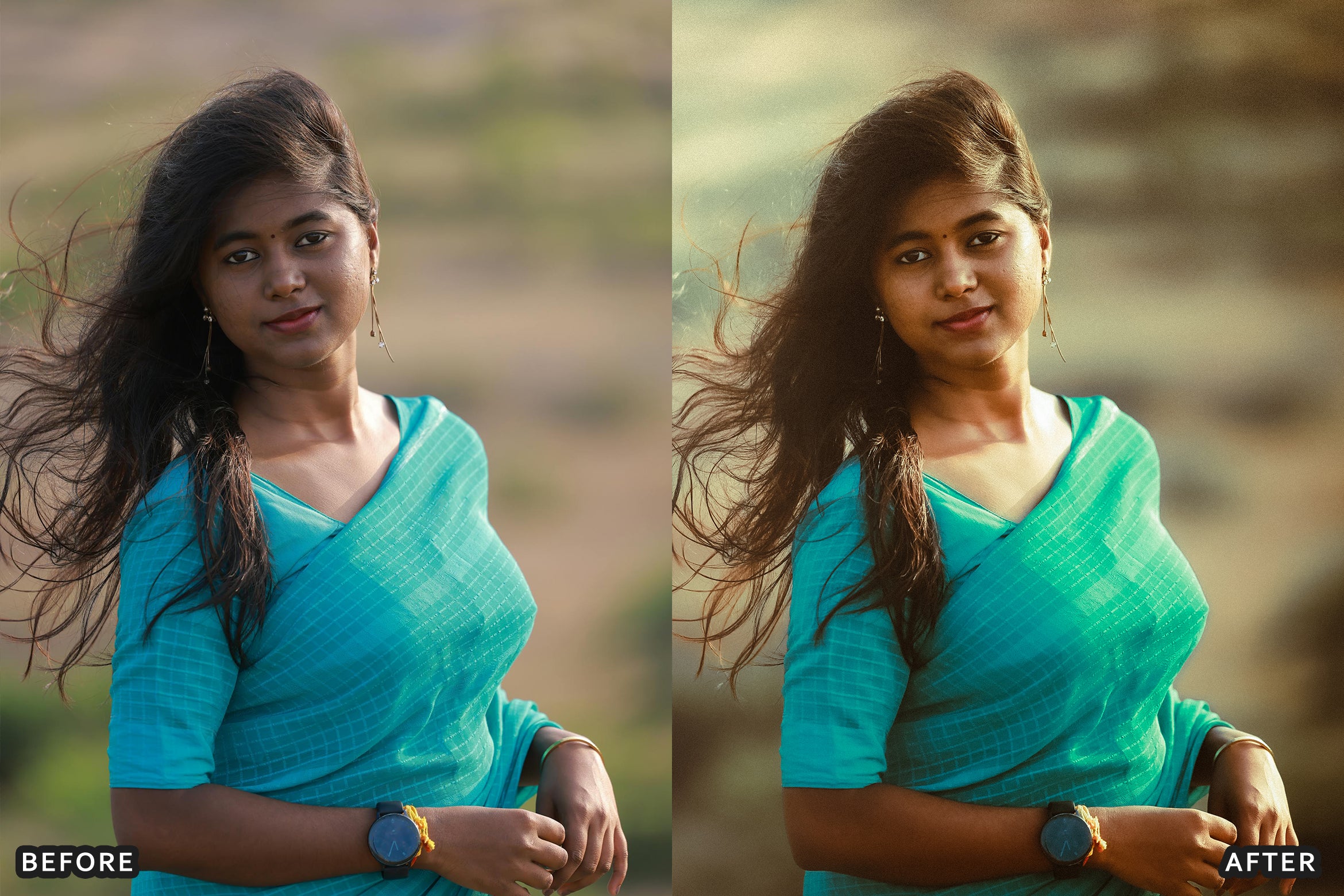 AI-Optimized Traditional Outdoor Portrait Lightroom Presets