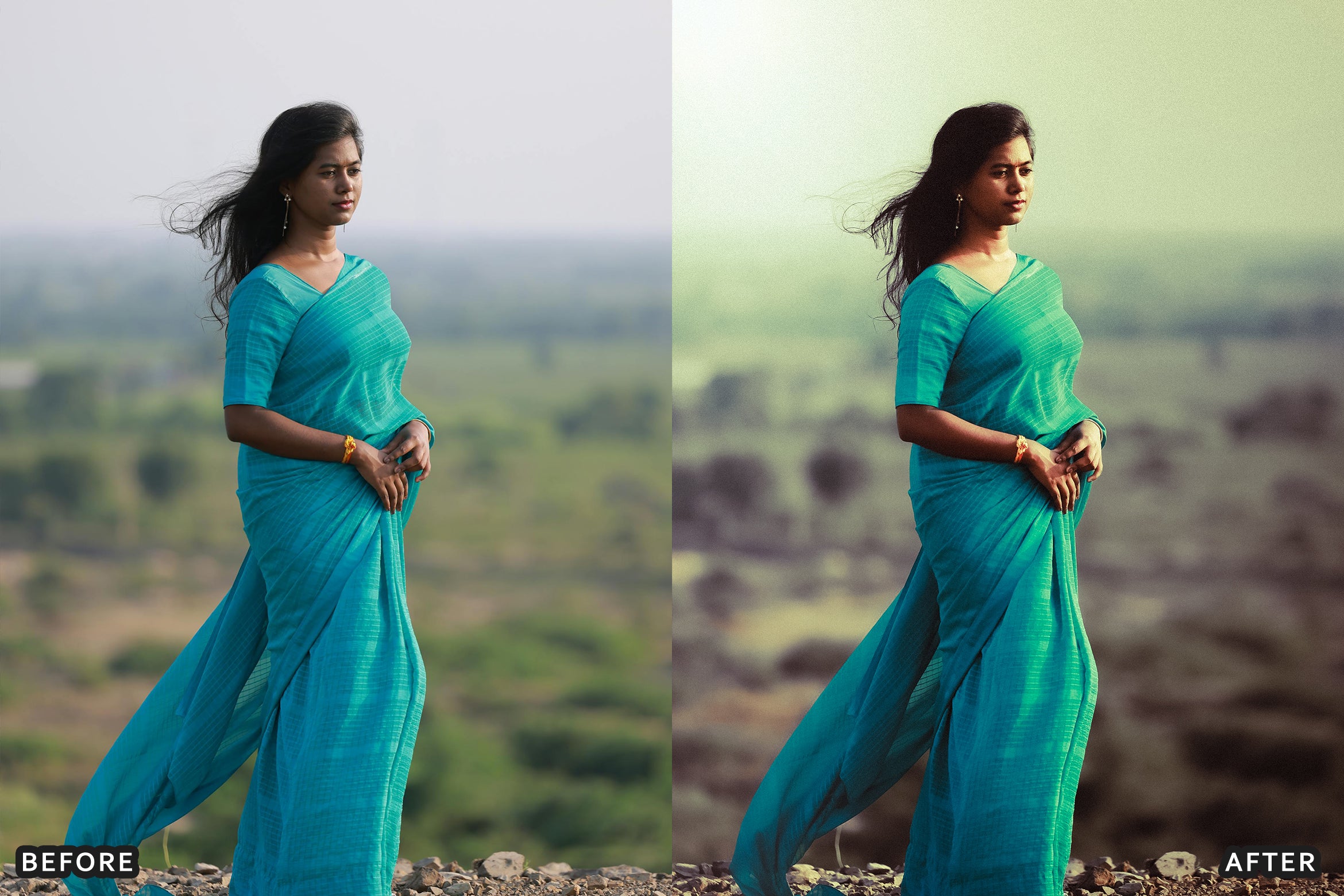 AI-Optimized Traditional Outdoor Portrait Lightroom Presets