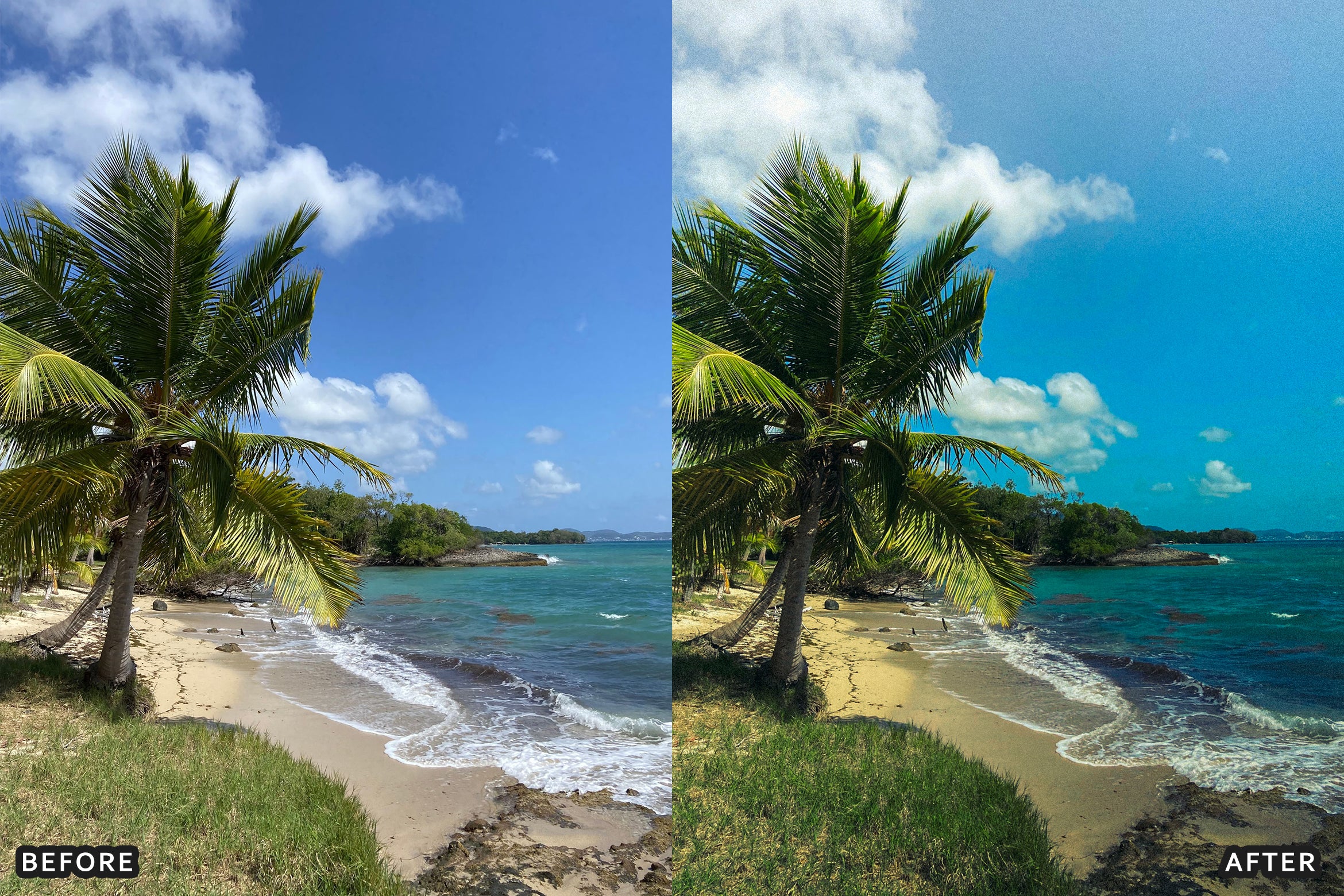 AI-Optimized Tropical Beach Lightroom Presets