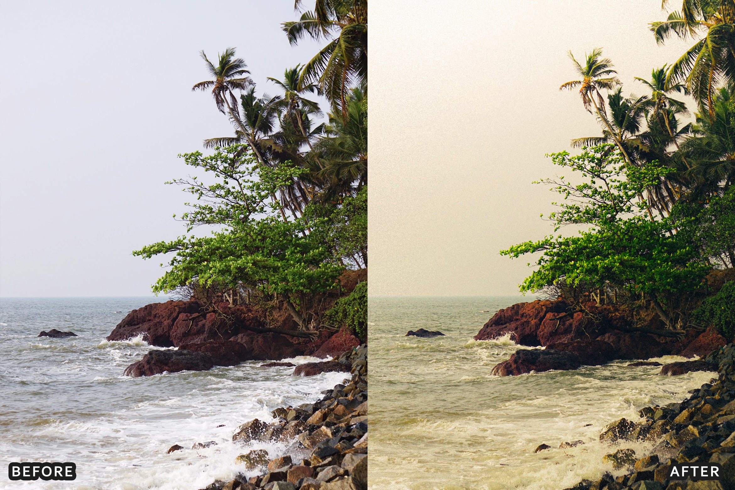 AI-Optimized Tropical Beach Lightroom Presets