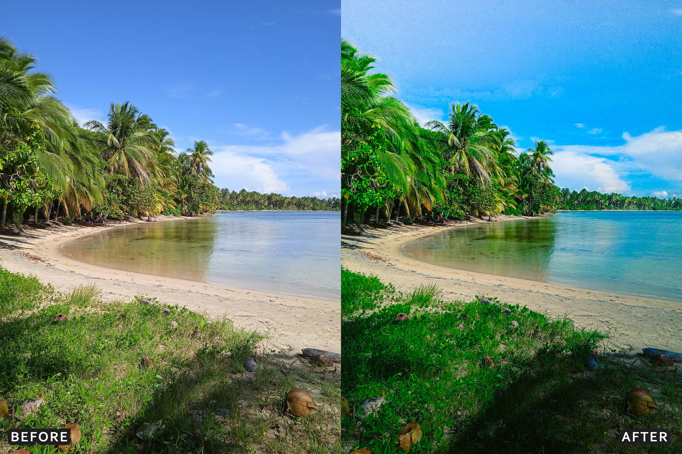 AI-Optimized Tropical Beach Lightroom Presets