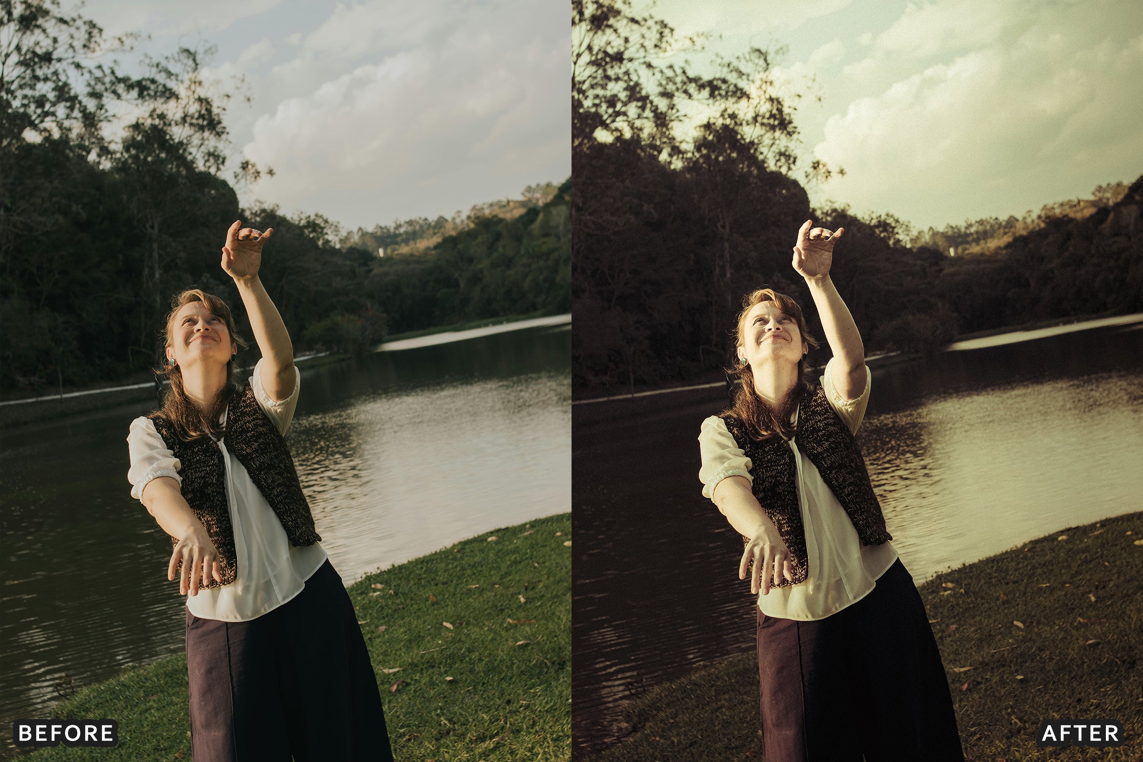 AI-Optimized Amber Forest Dream Lightroom Presets - Lightroom Presets - by AAA Presets