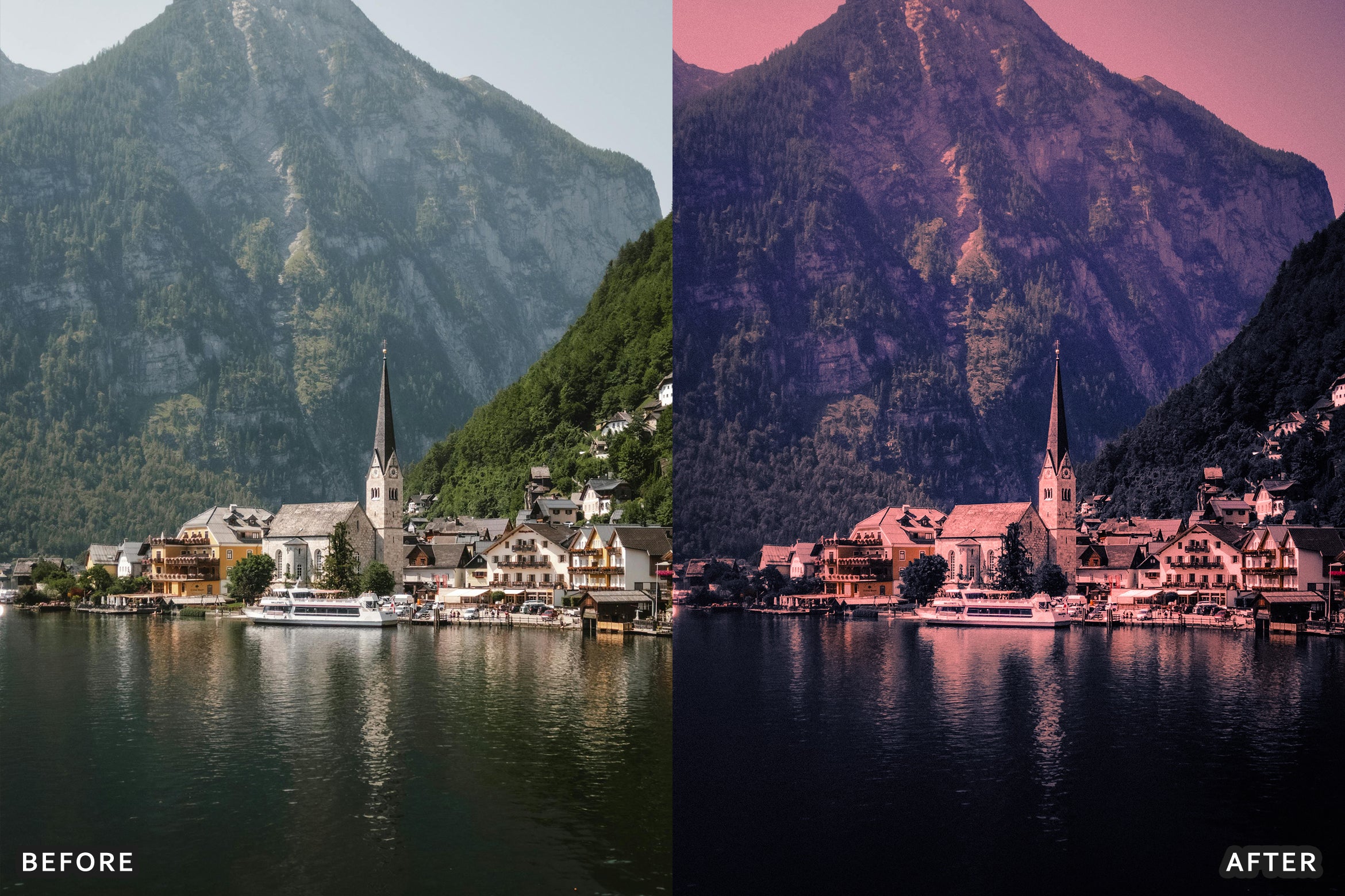 AI-Optimized Hollywood Cinematic Purple Twilight Look Lightroom Presets - Lightroom Presets - by AAA Presets