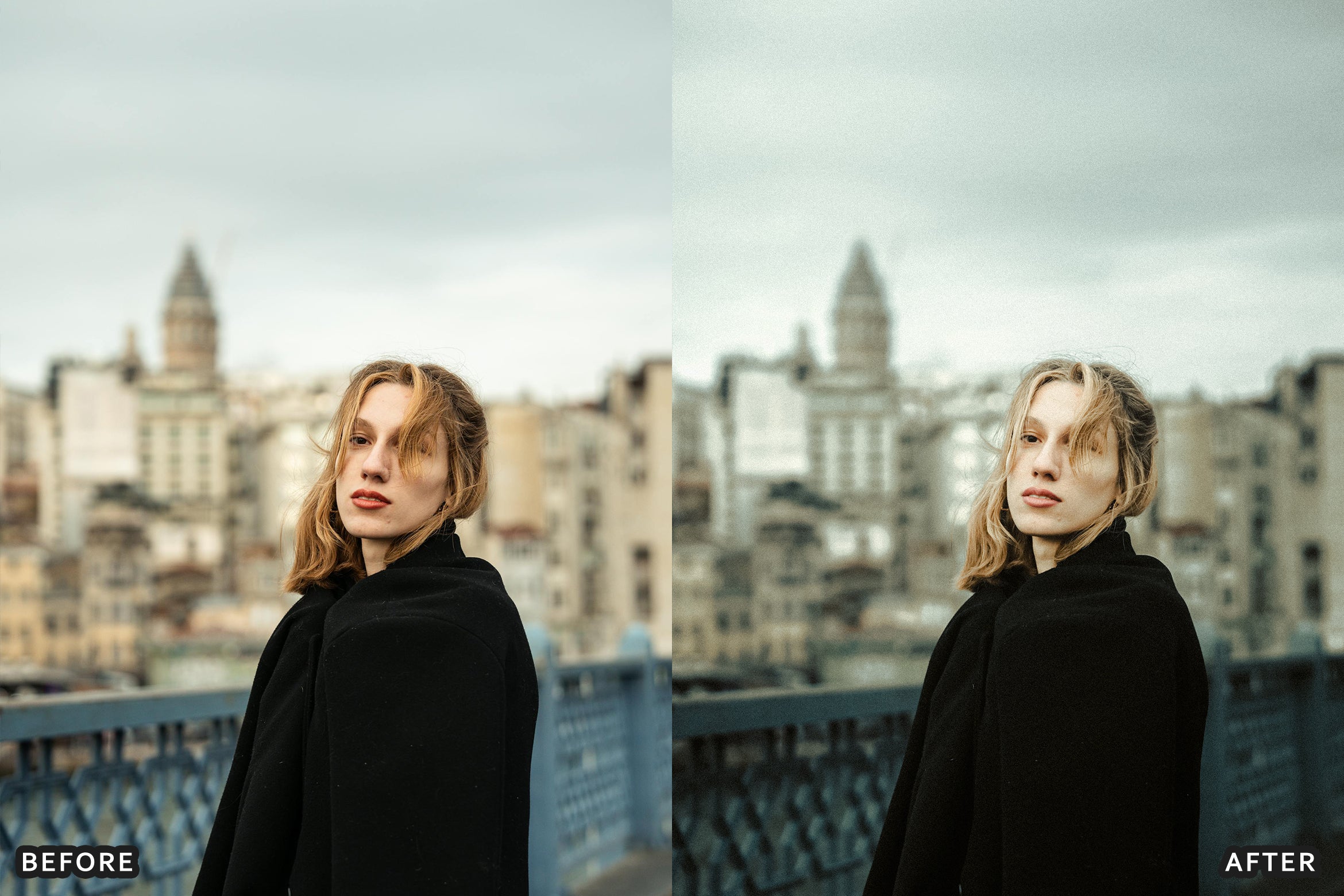 AI-Optimized Creamy Urban Portrait Lightroom Presets