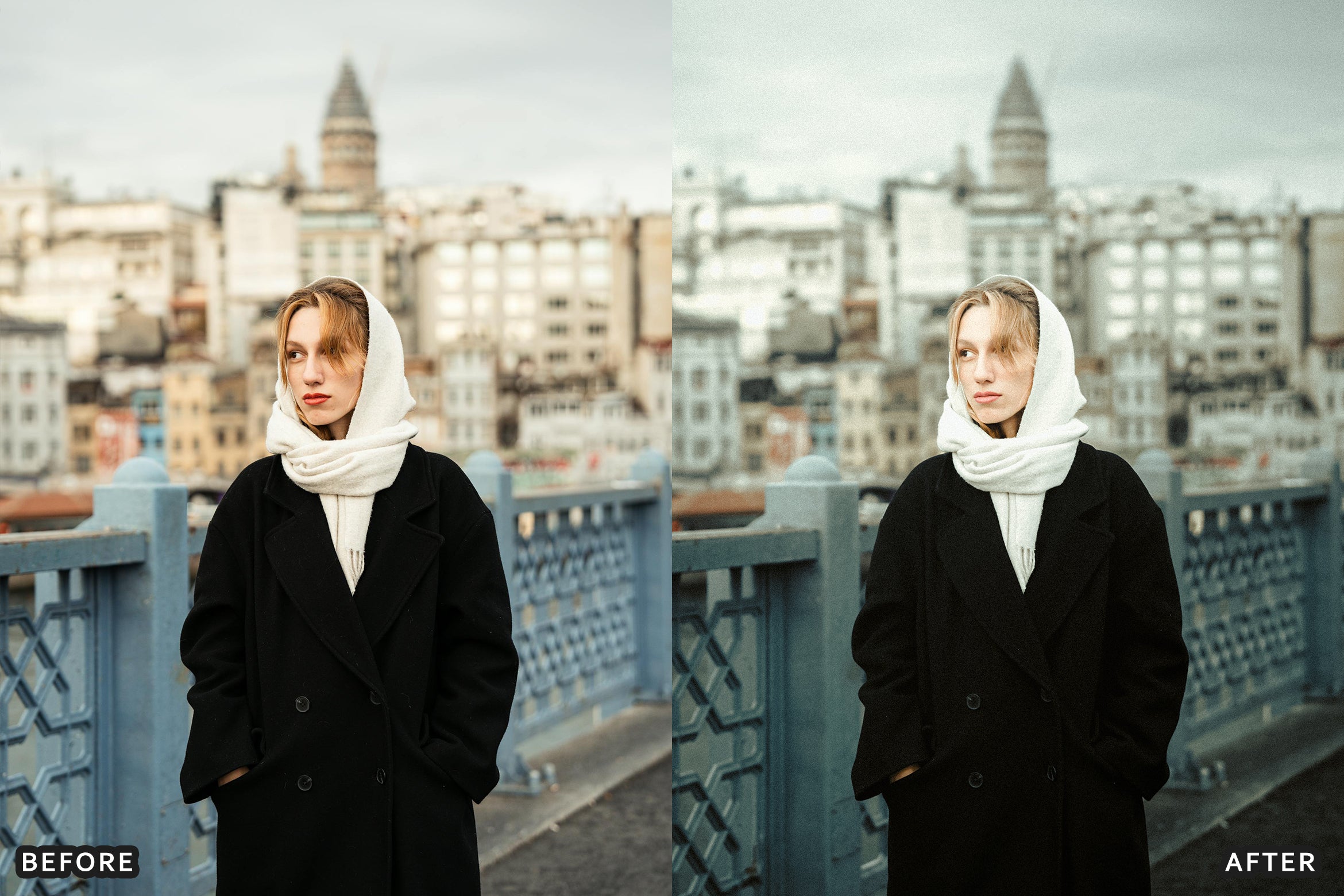 AI-Optimized Creamy Urban Portrait Lightroom Presets