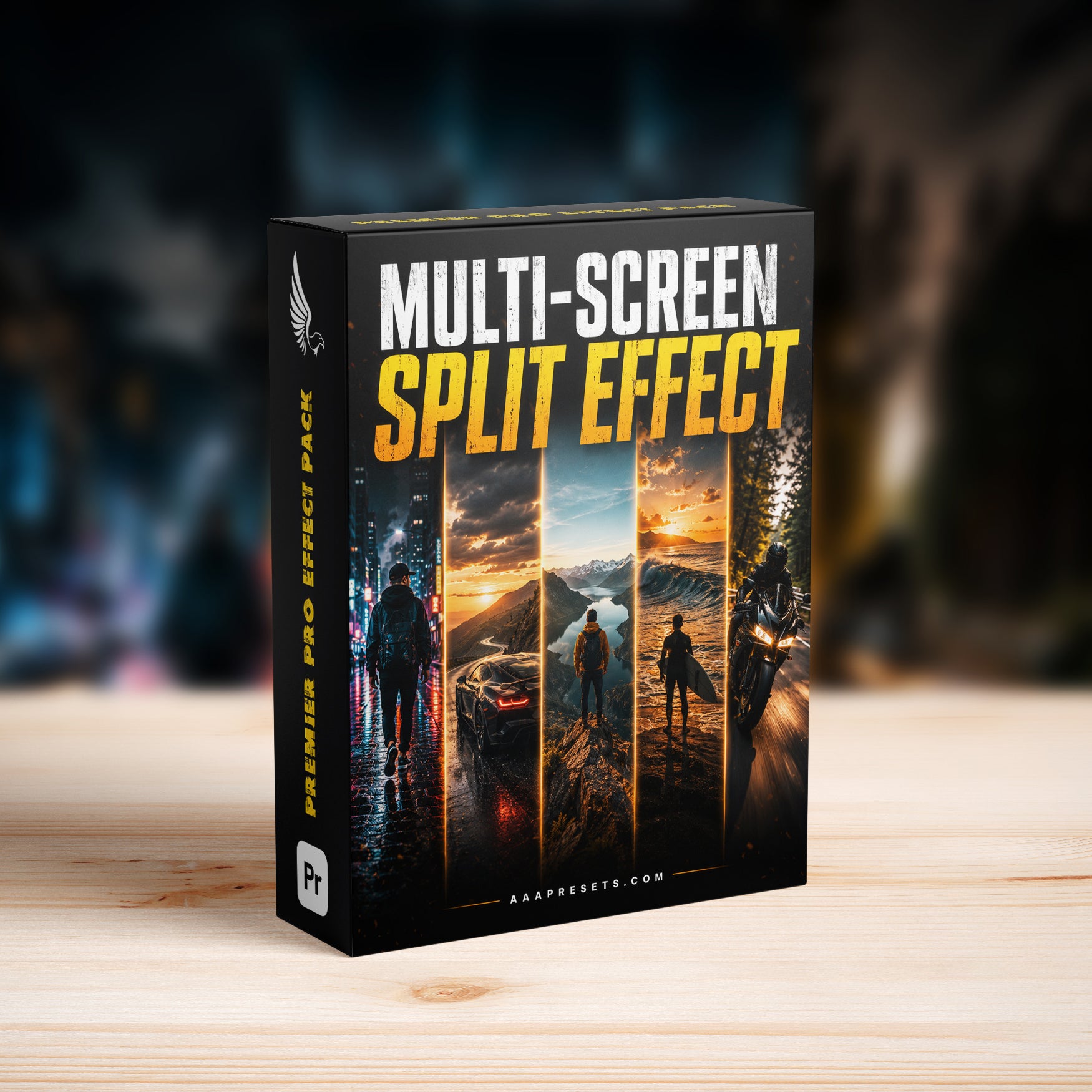 Full HD Multi-Screen Split Screen Effect for Premiere Pro