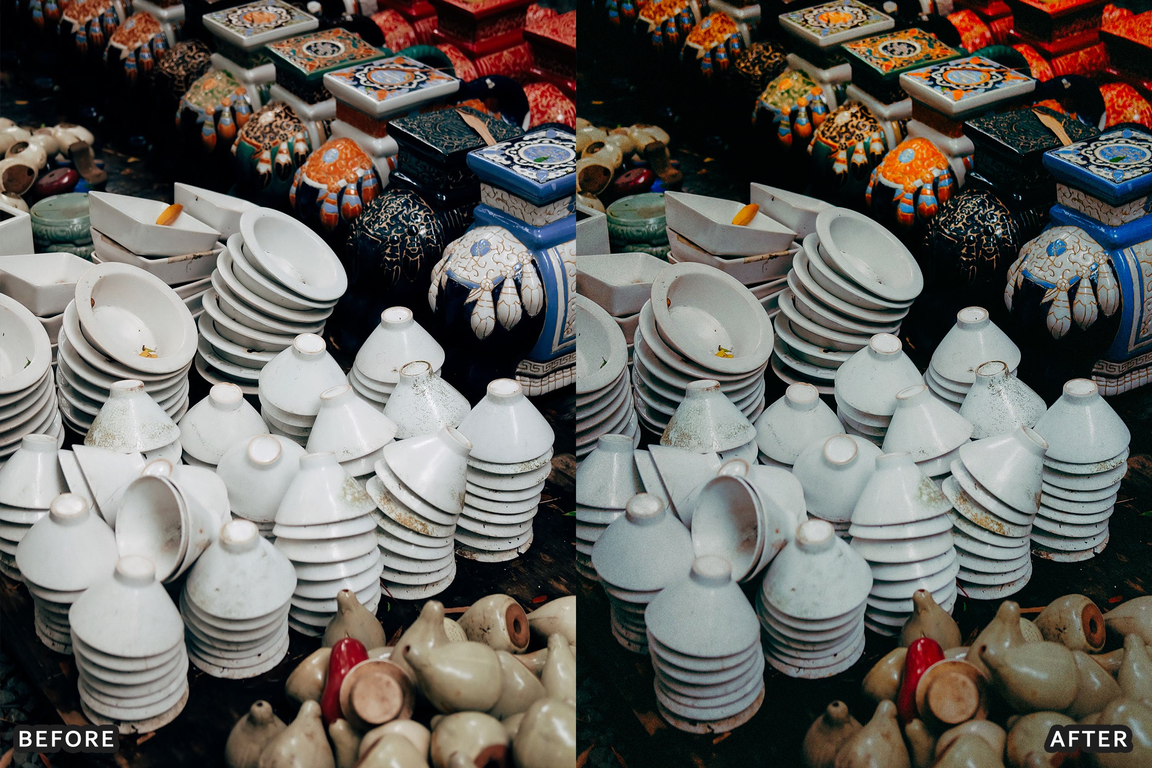 AI-Optimized Earthy Ceramics Product Lightroom Presets