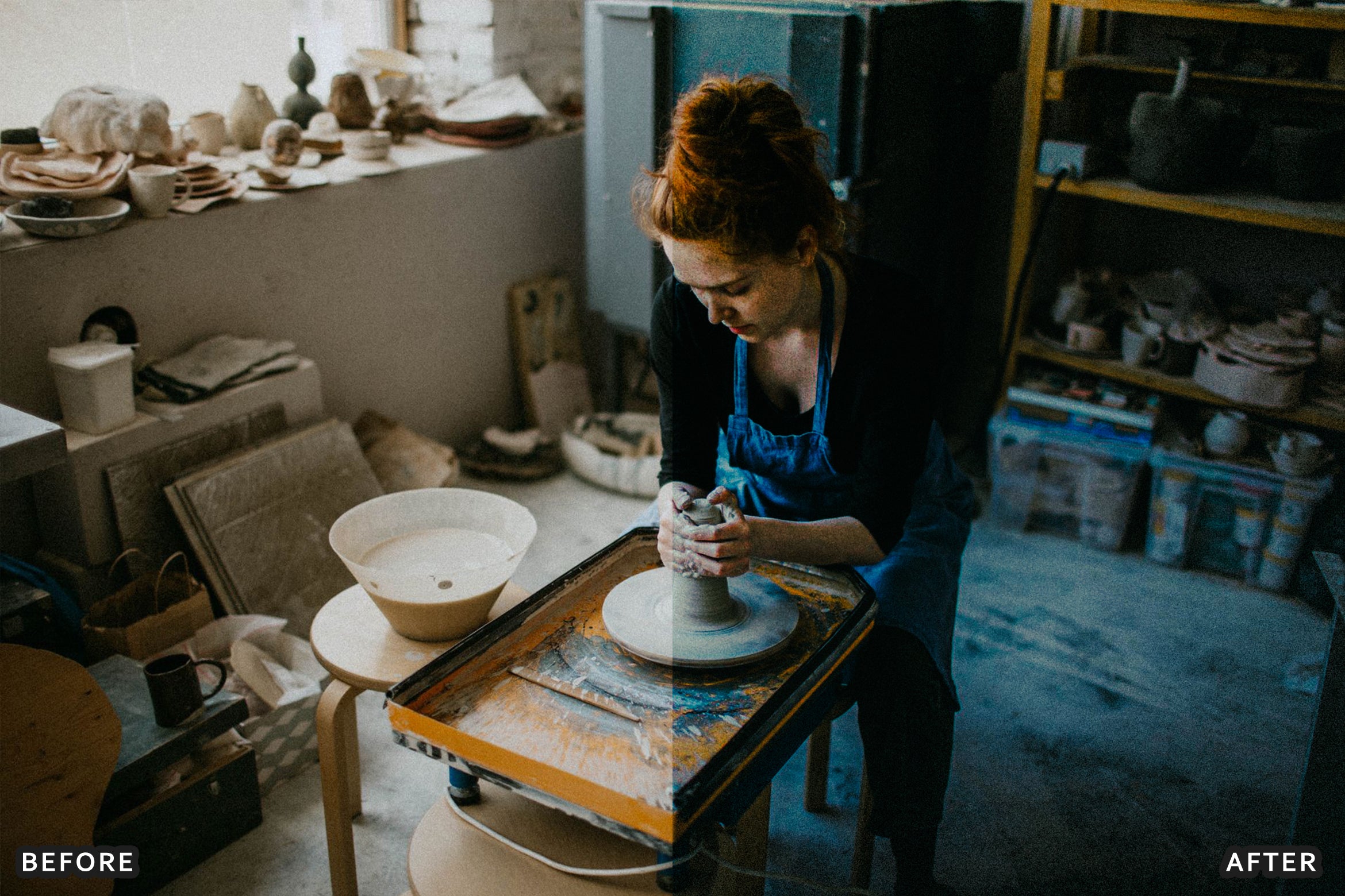 AI-Optimized Earthy Ceramics Product Lightroom Presets