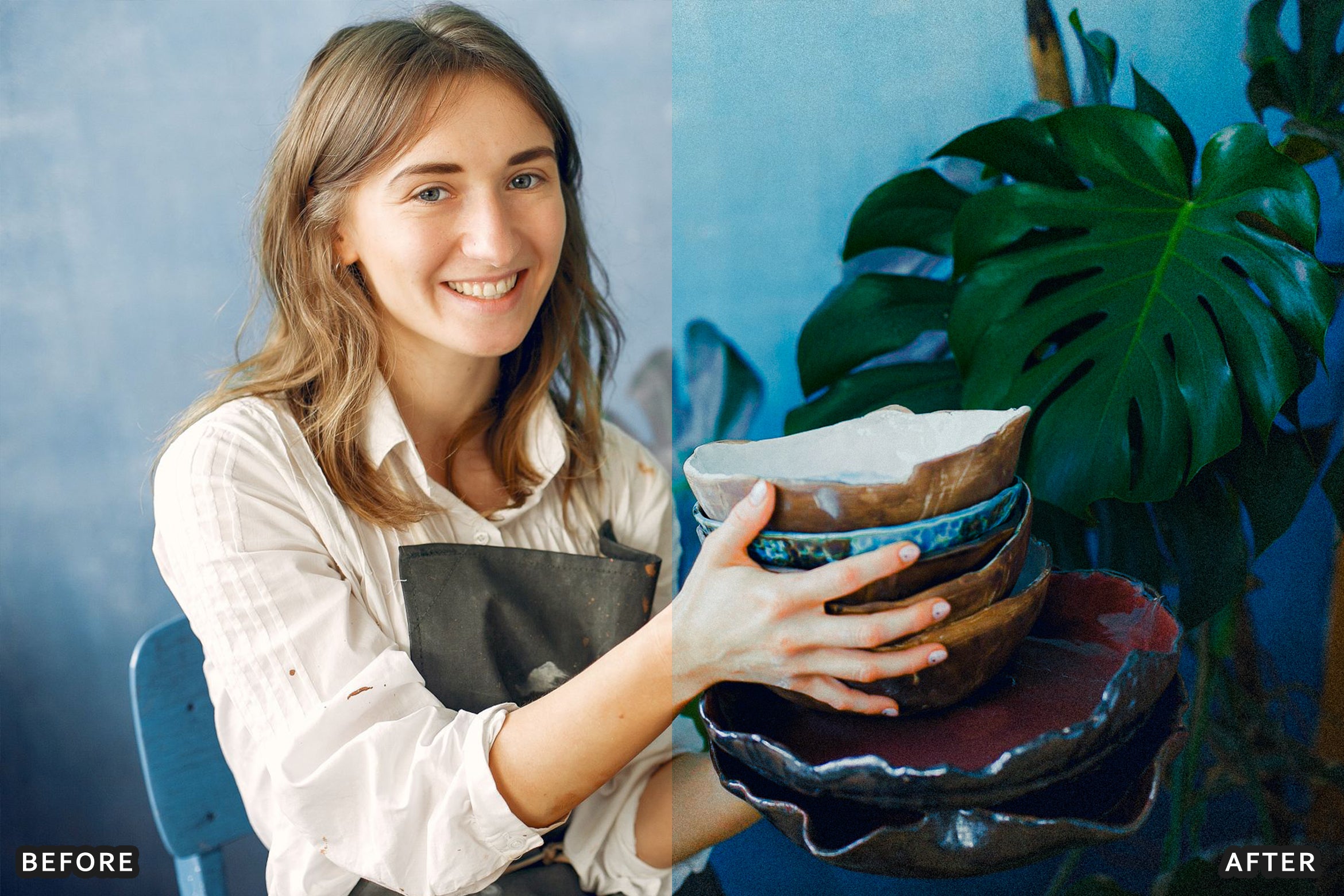 AI-Optimized Earthy Ceramics Product Lightroom Presets