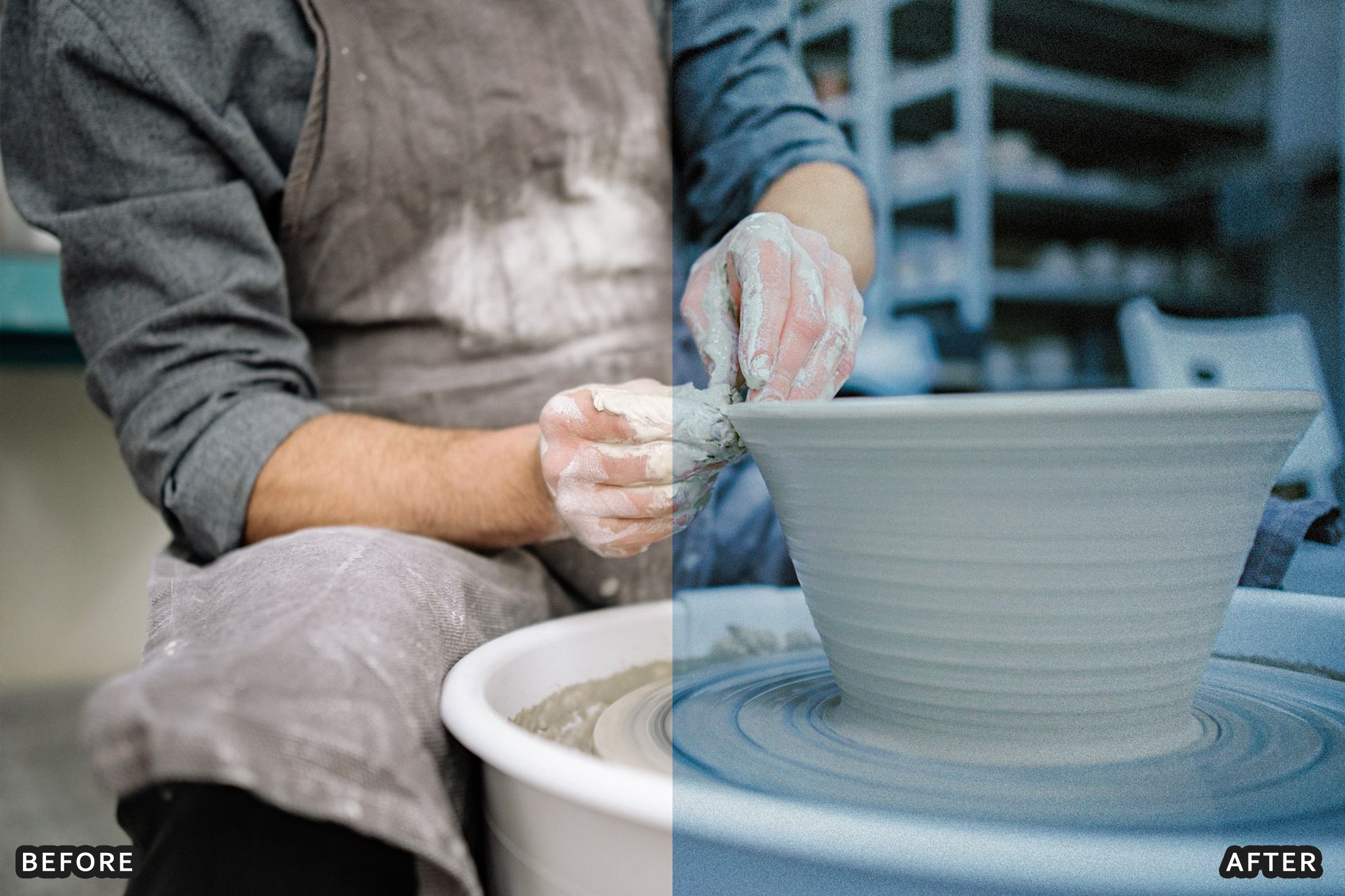 AI-Optimized Earthy Ceramics Product Lightroom Presets