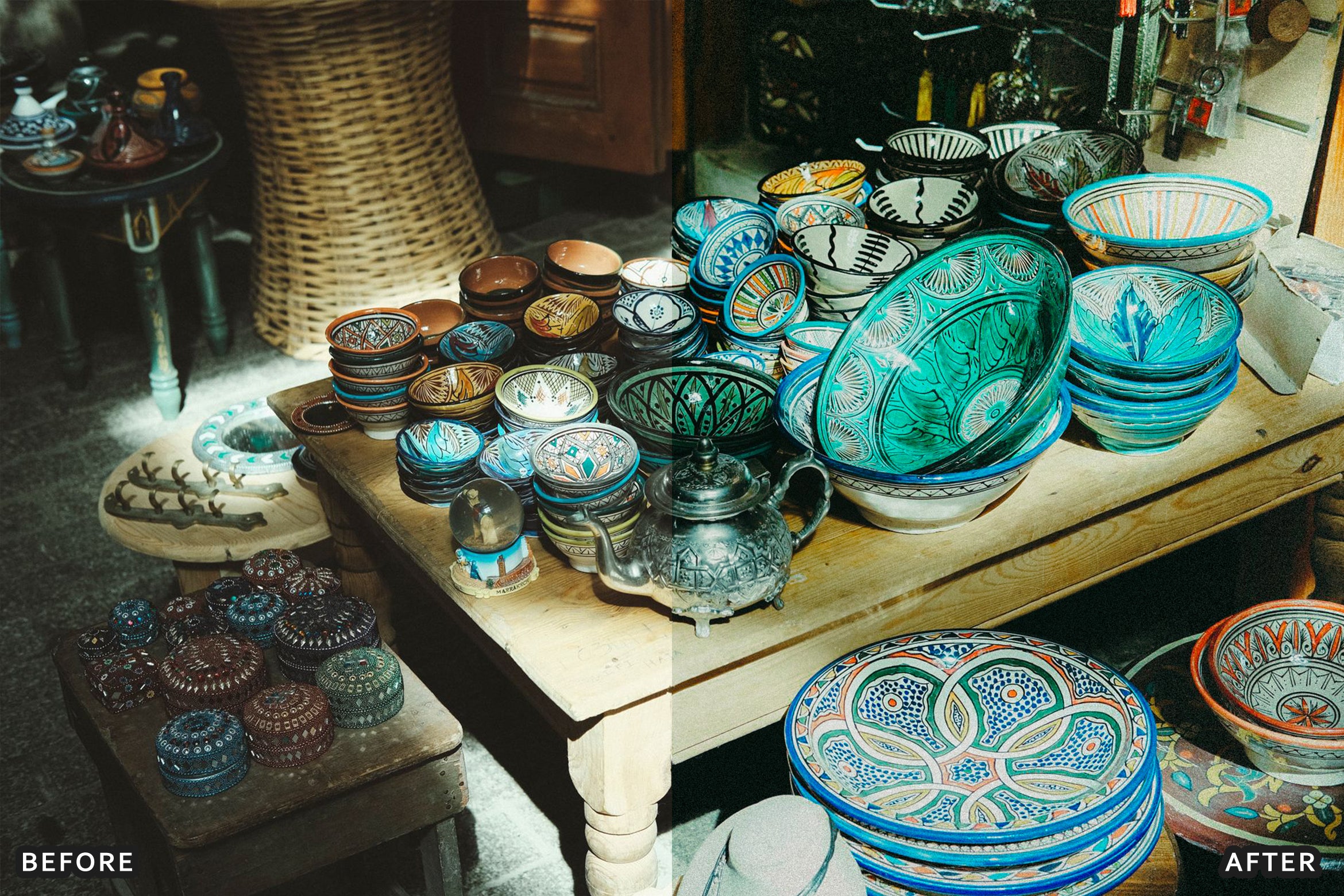 AI-Optimized Earthy Ceramics Product Lightroom Presets